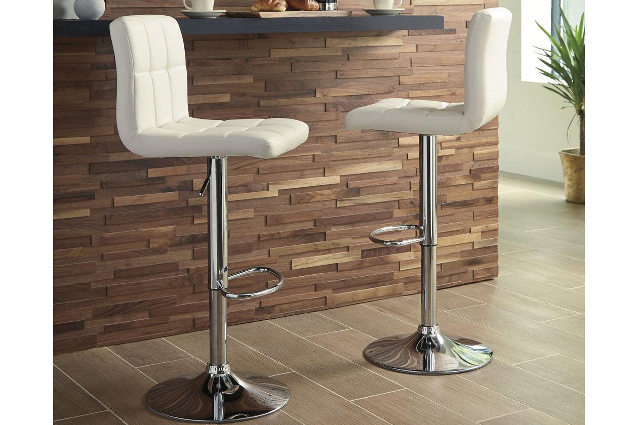 Bellatier Bone Adjustable Height Barstool, Set of 2