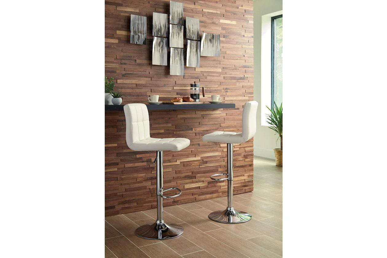 Bellatier Bone Adjustable Height Barstool, Set of 2 - Image 5