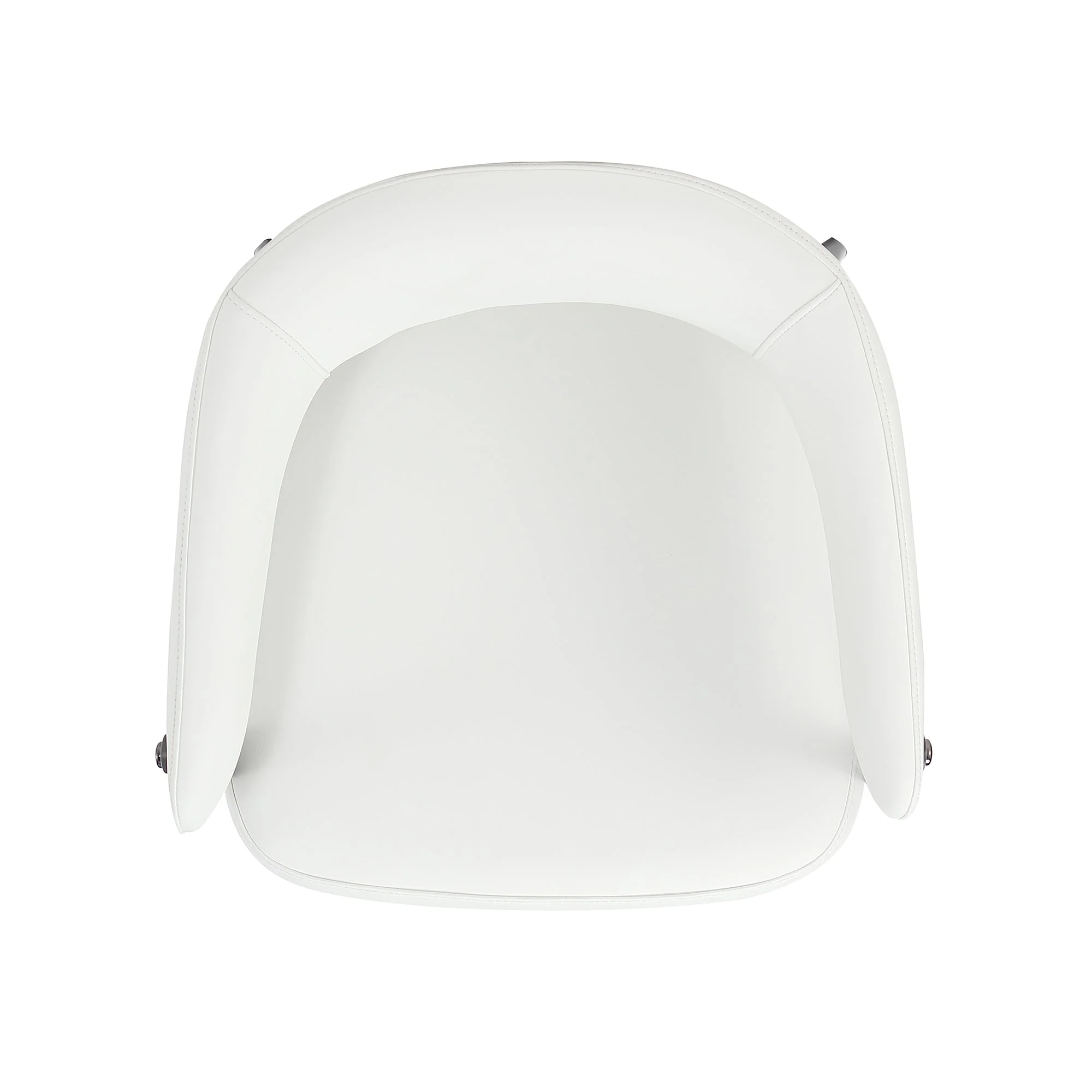 Belle Dining Chair in White (set of 2) - Image 9