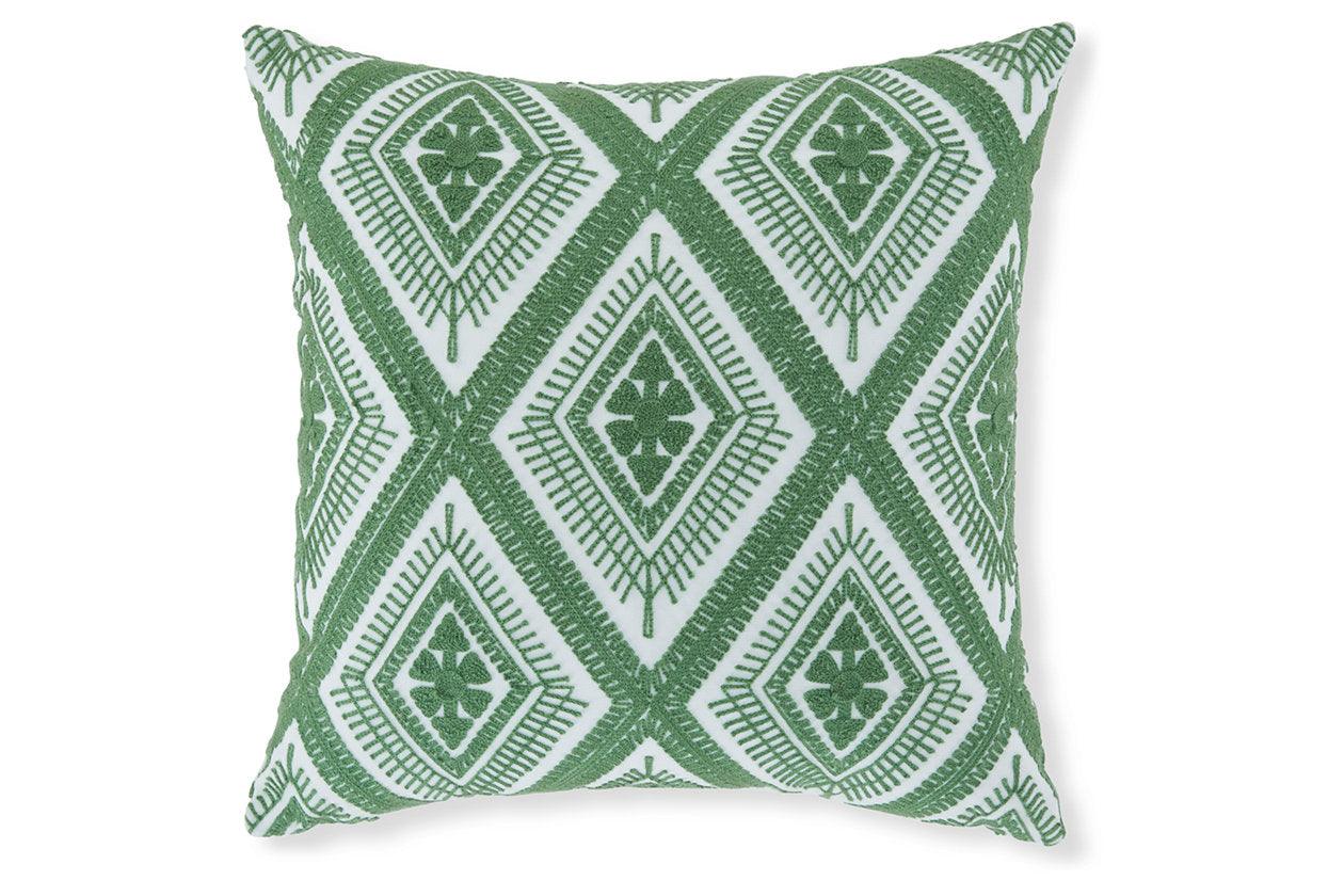 Bellvale Green/White Pillow - Image 2