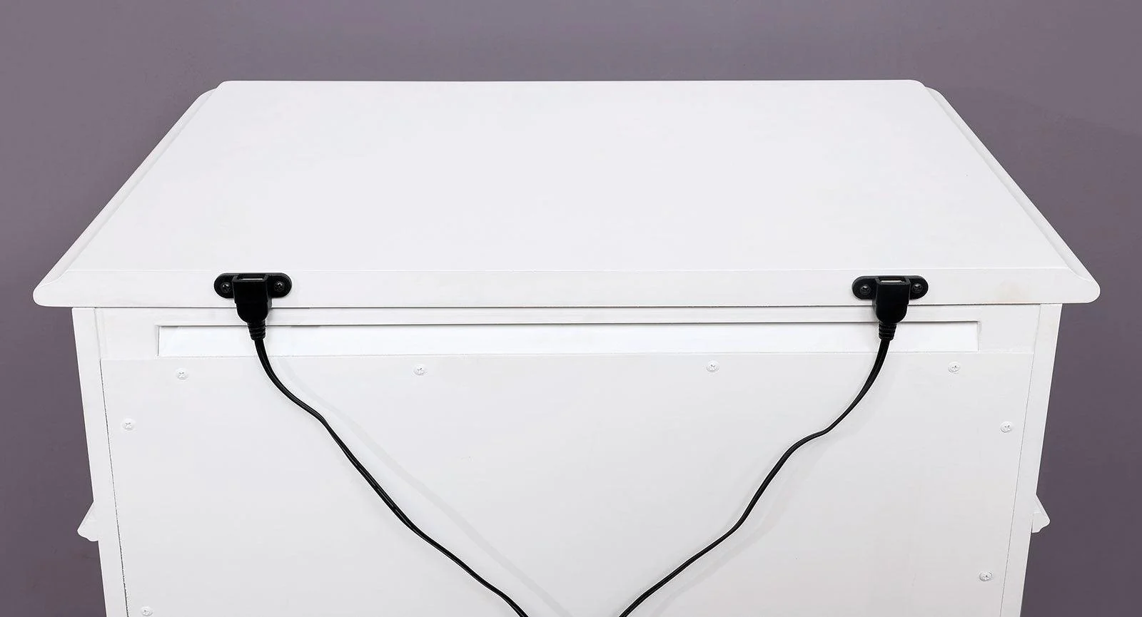 Belva White Night Stand - Image 3