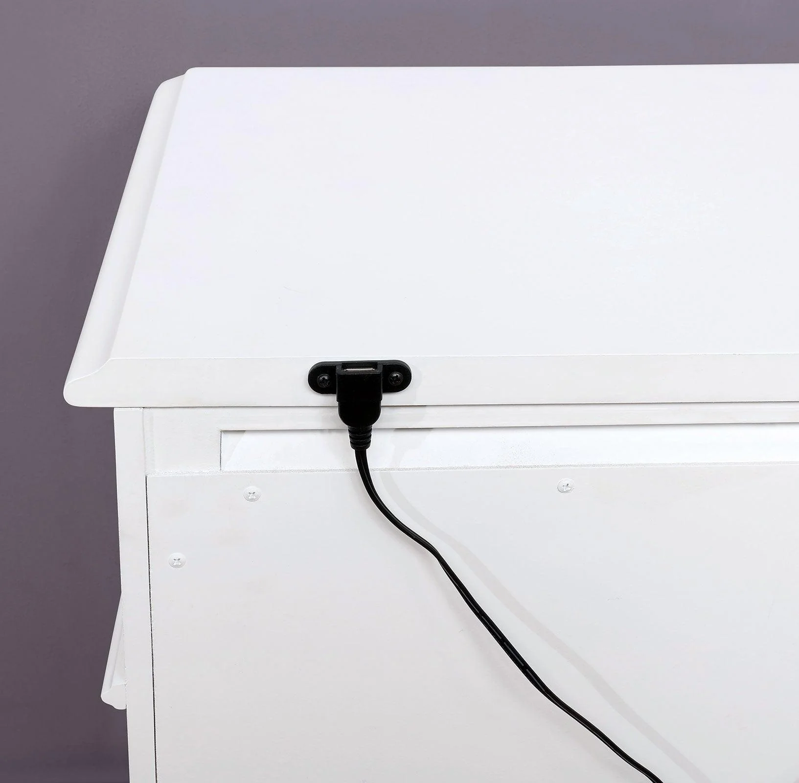 Belva White Night Stand - Image 4