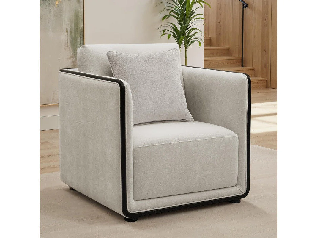 Benilde Taupe Chair