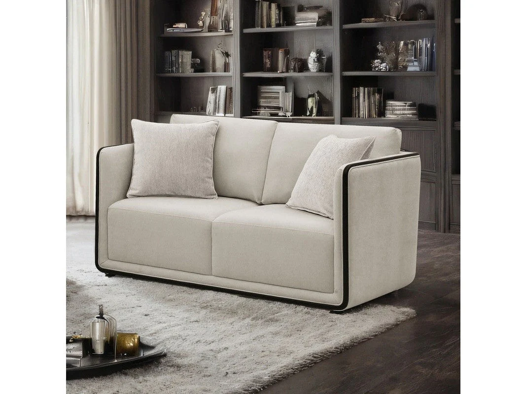 Benilde Taupe Loveseat