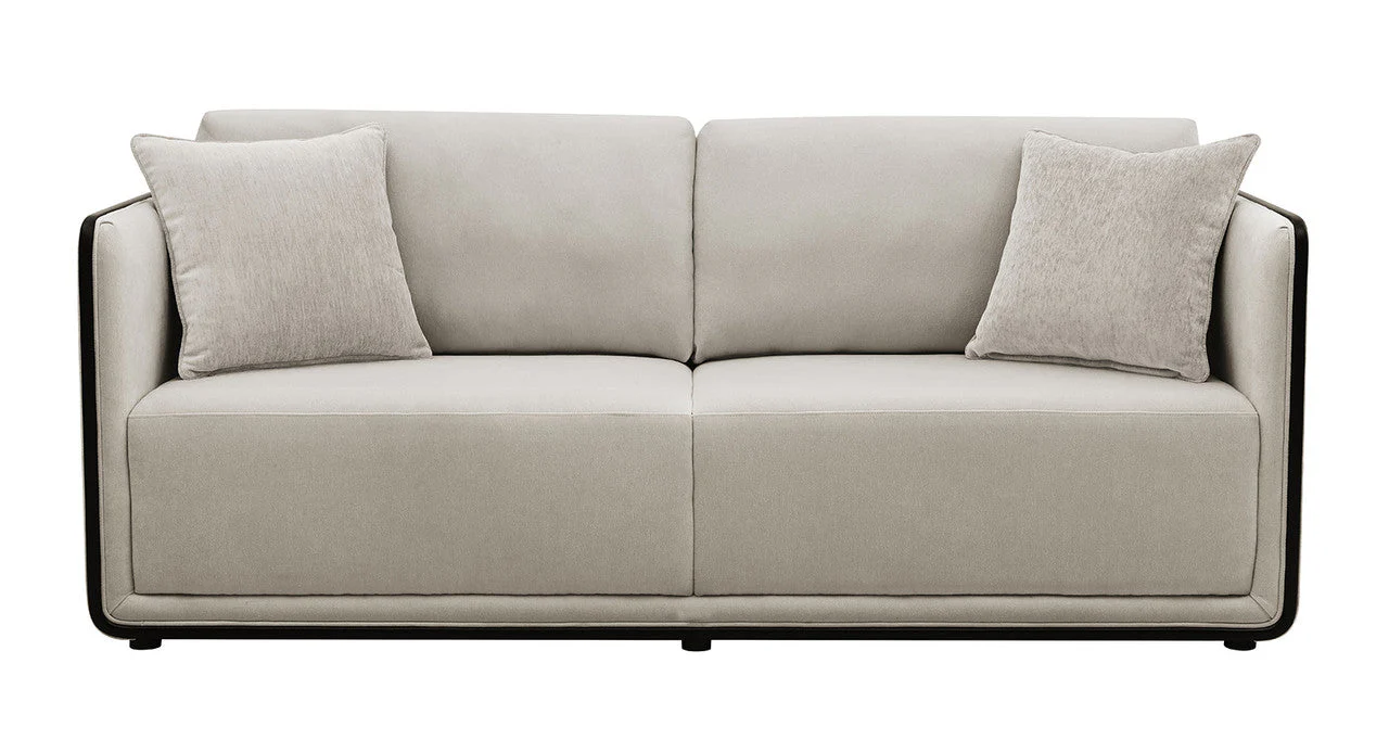 Benilde Taupe Sofa & Loveseat - Image 2