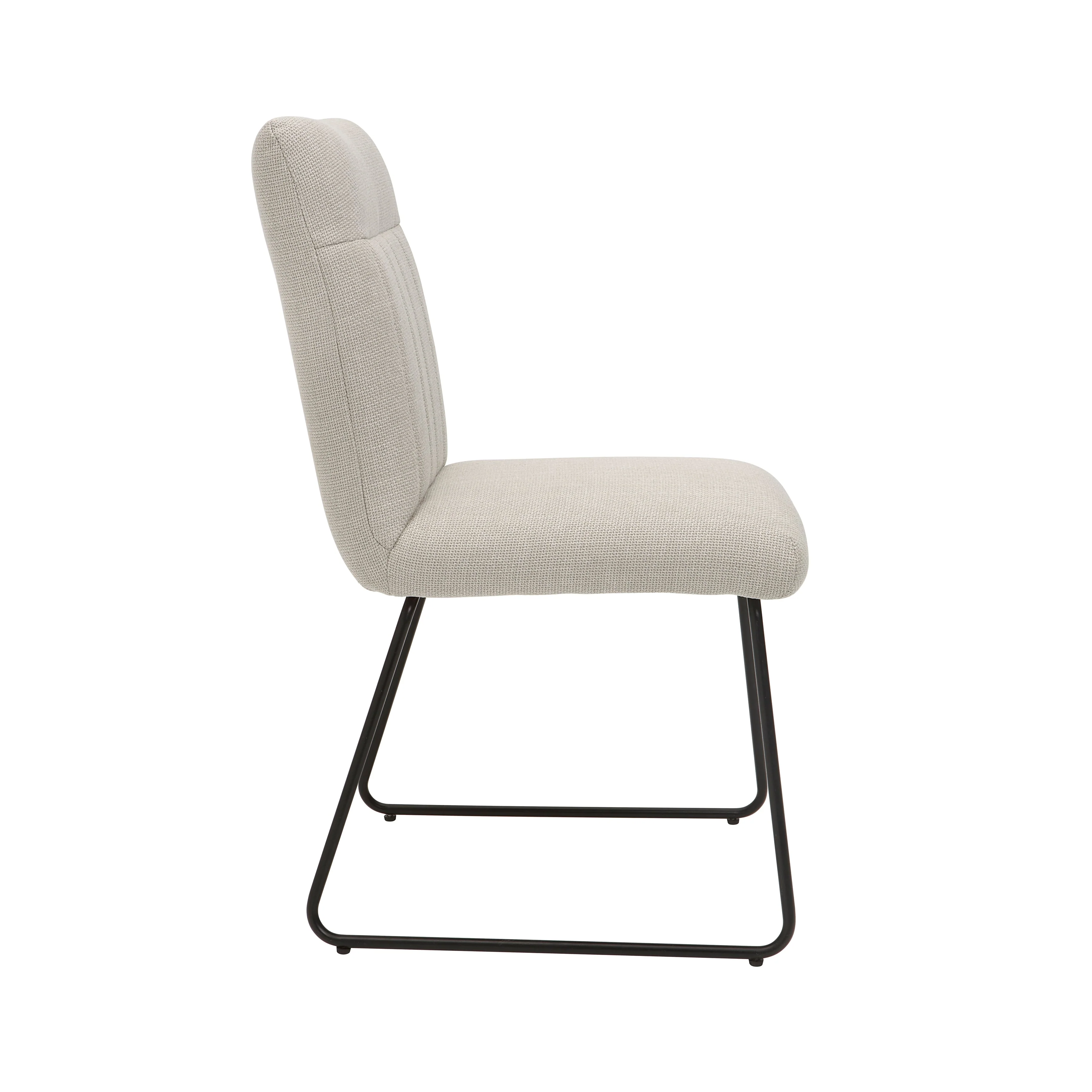 Benito Beige/Black Dining Side Chair, Set of 2 - Image 3