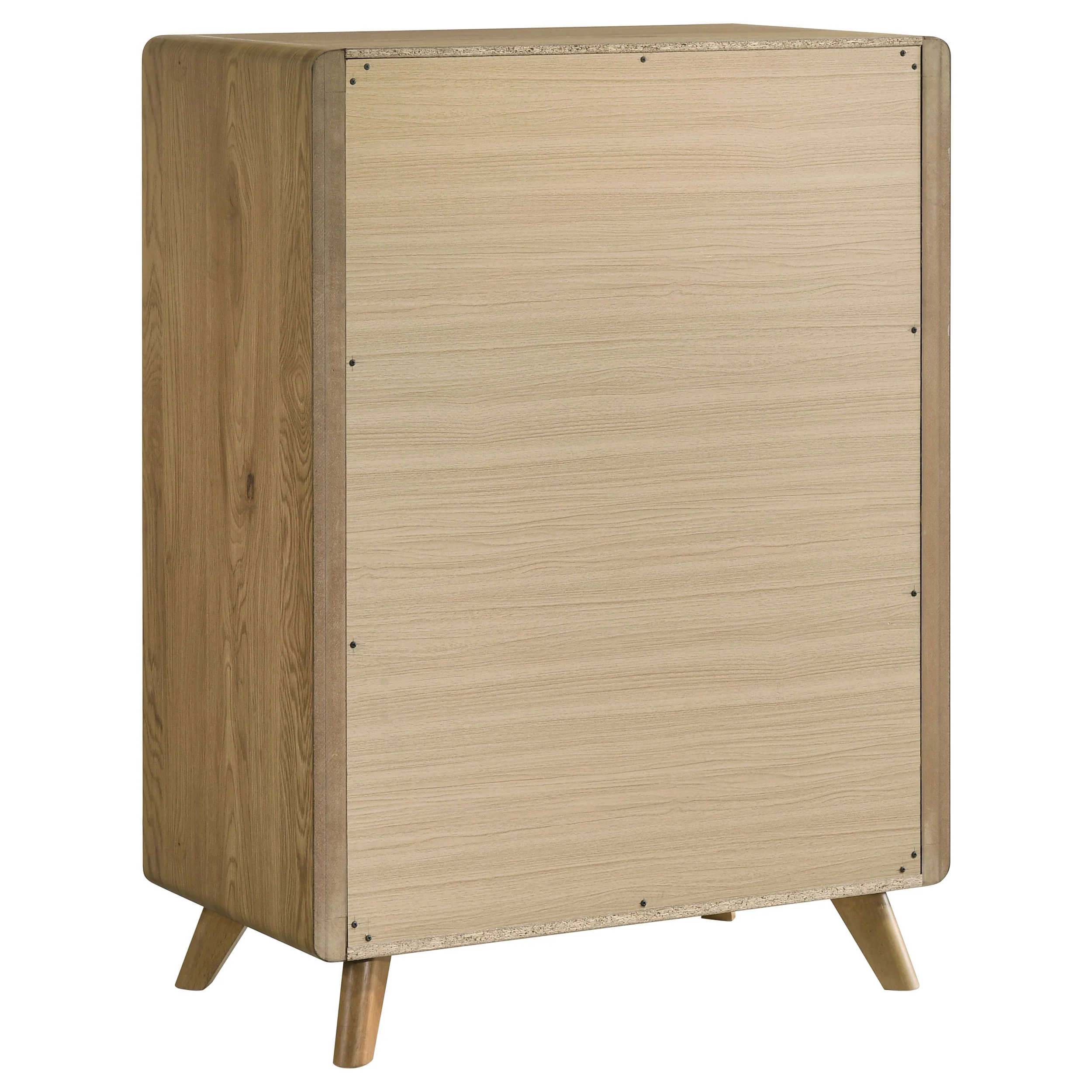 Bennett Light Oak 5-drawer Bedroom Chest of Drawers - Image 6