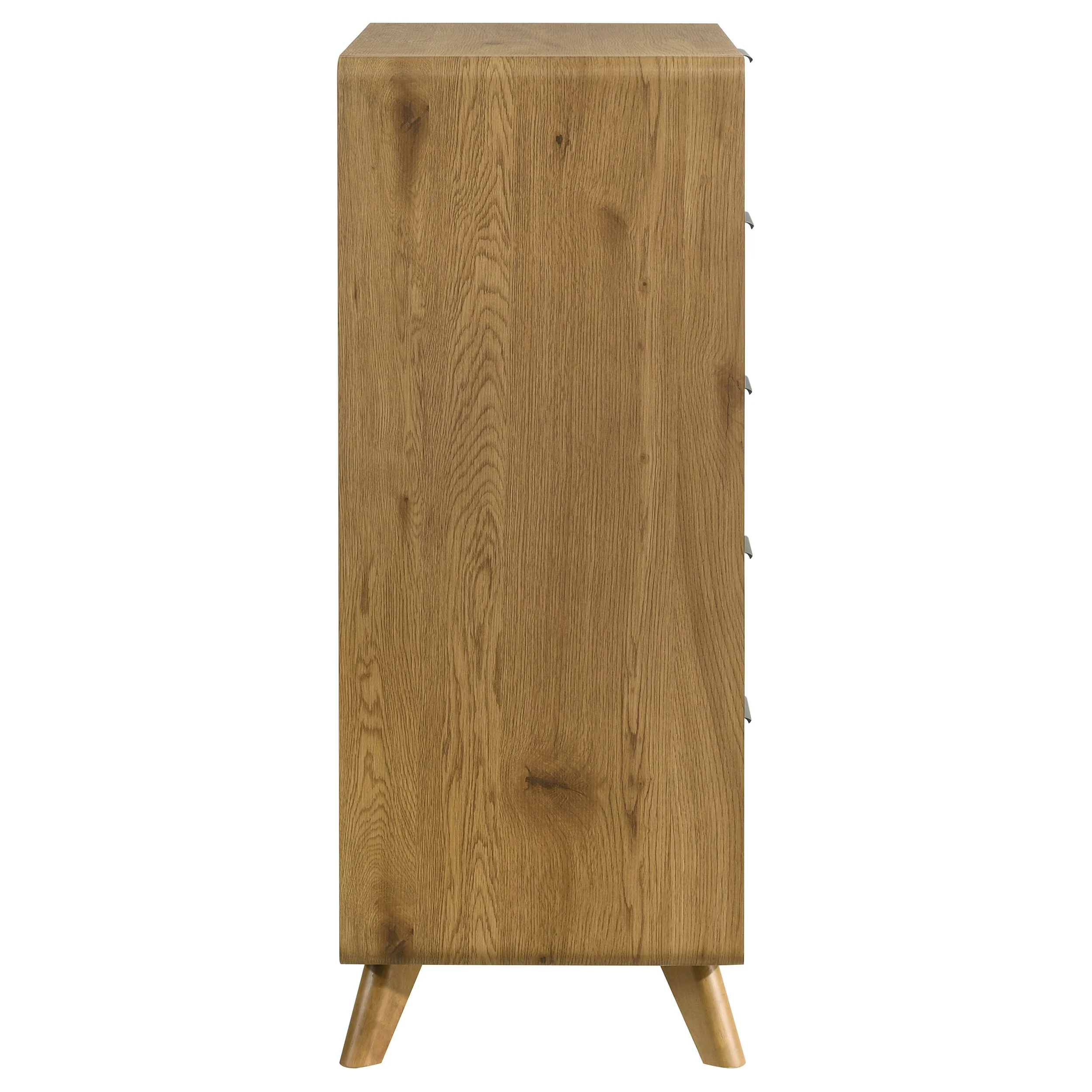 Bennett Light Oak 5-drawer Bedroom Chest of Drawers - Image 9