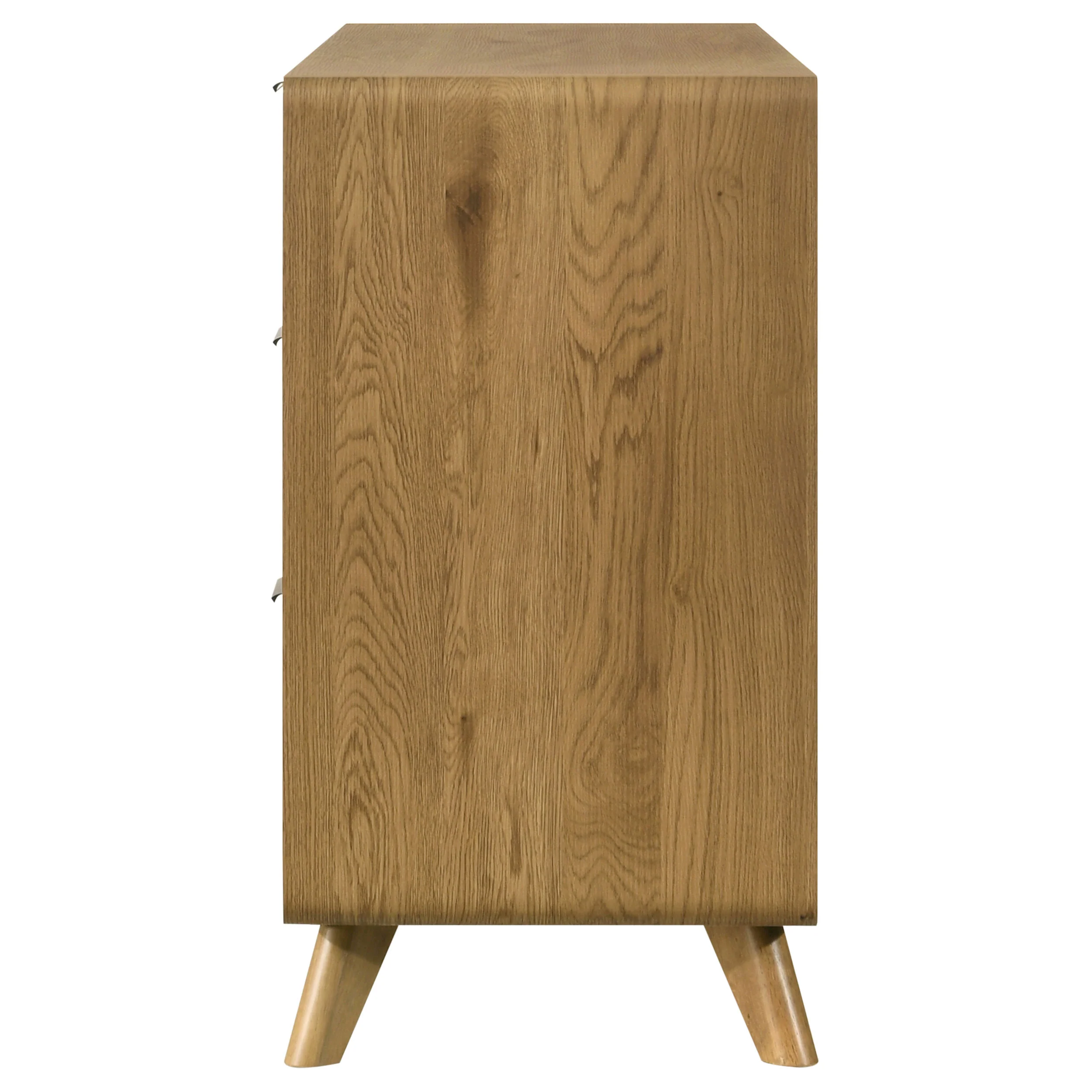 Bennett Light Oak 6-drawer Bedroom Dresser Cabinet - Image 5