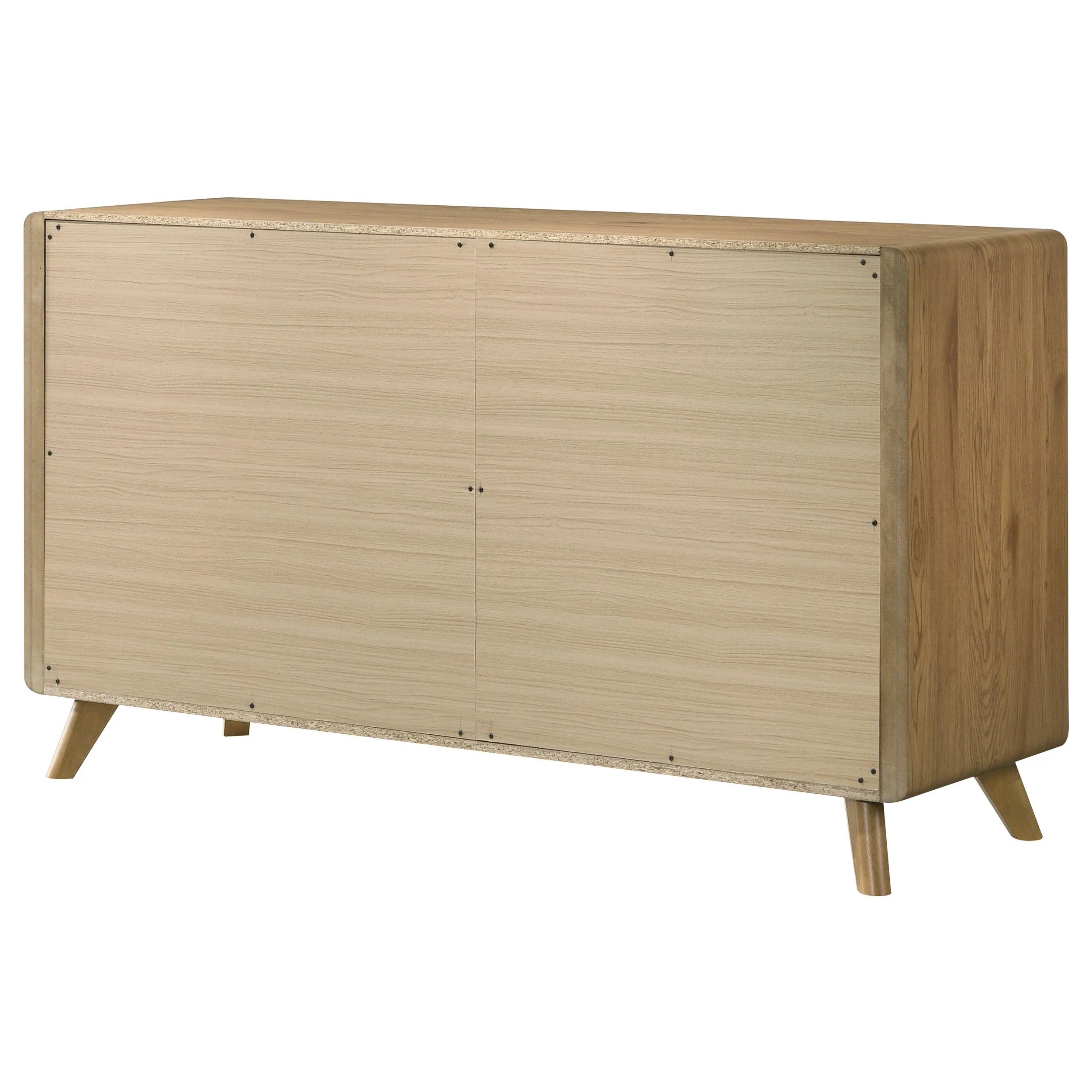 Bennett Light Oak 6-drawer Bedroom Dresser Cabinet - Image 8