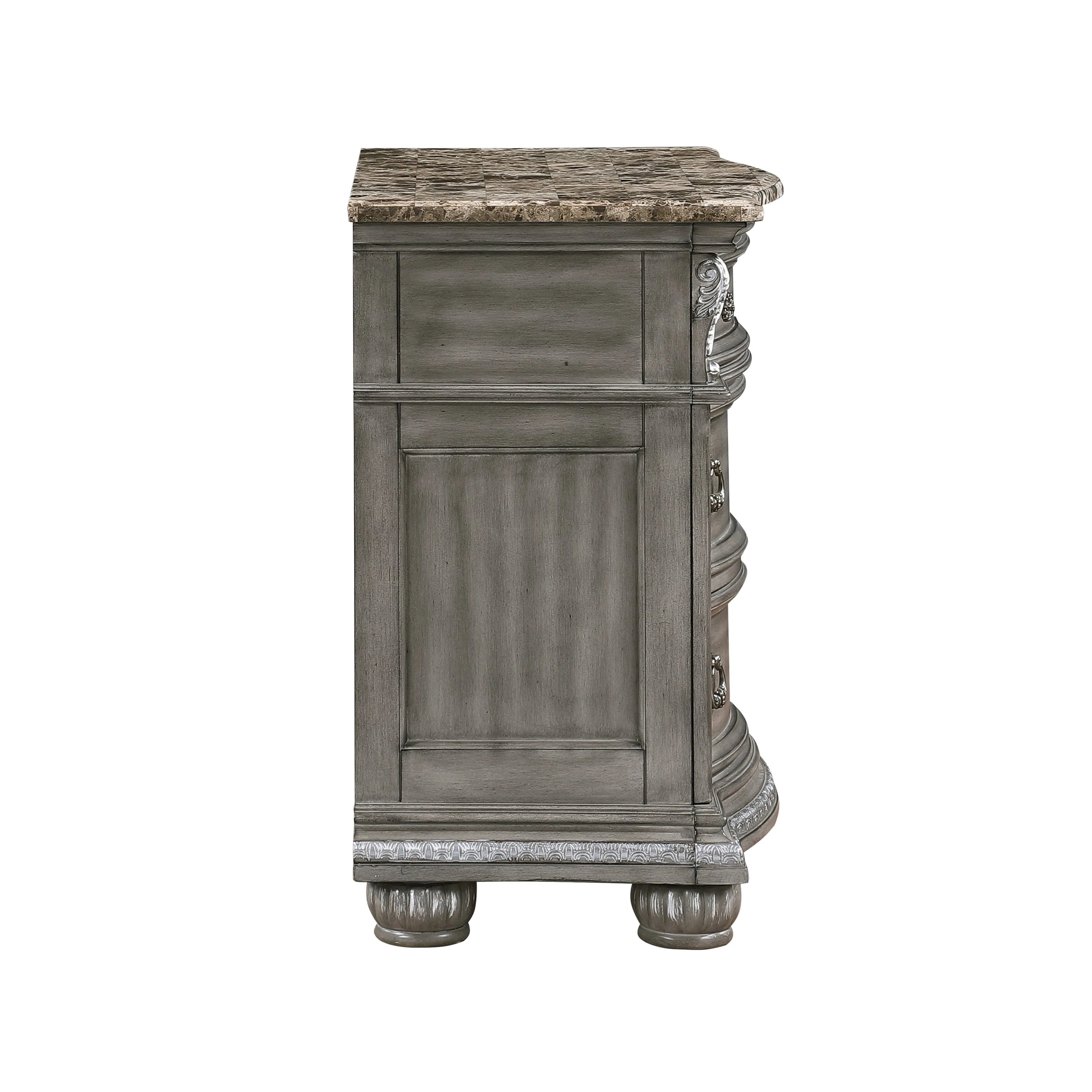 Bennington Gray Nightstand - Image 2