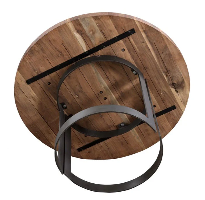 Bent Round Dining Table 54"- Brown - Image 7