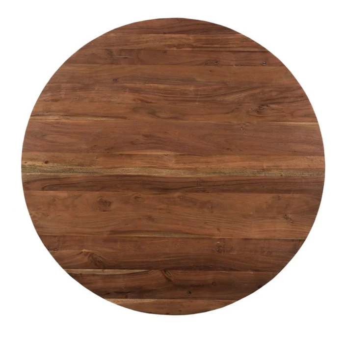 Bent Round Dining Table 54"- Brown - Image 8