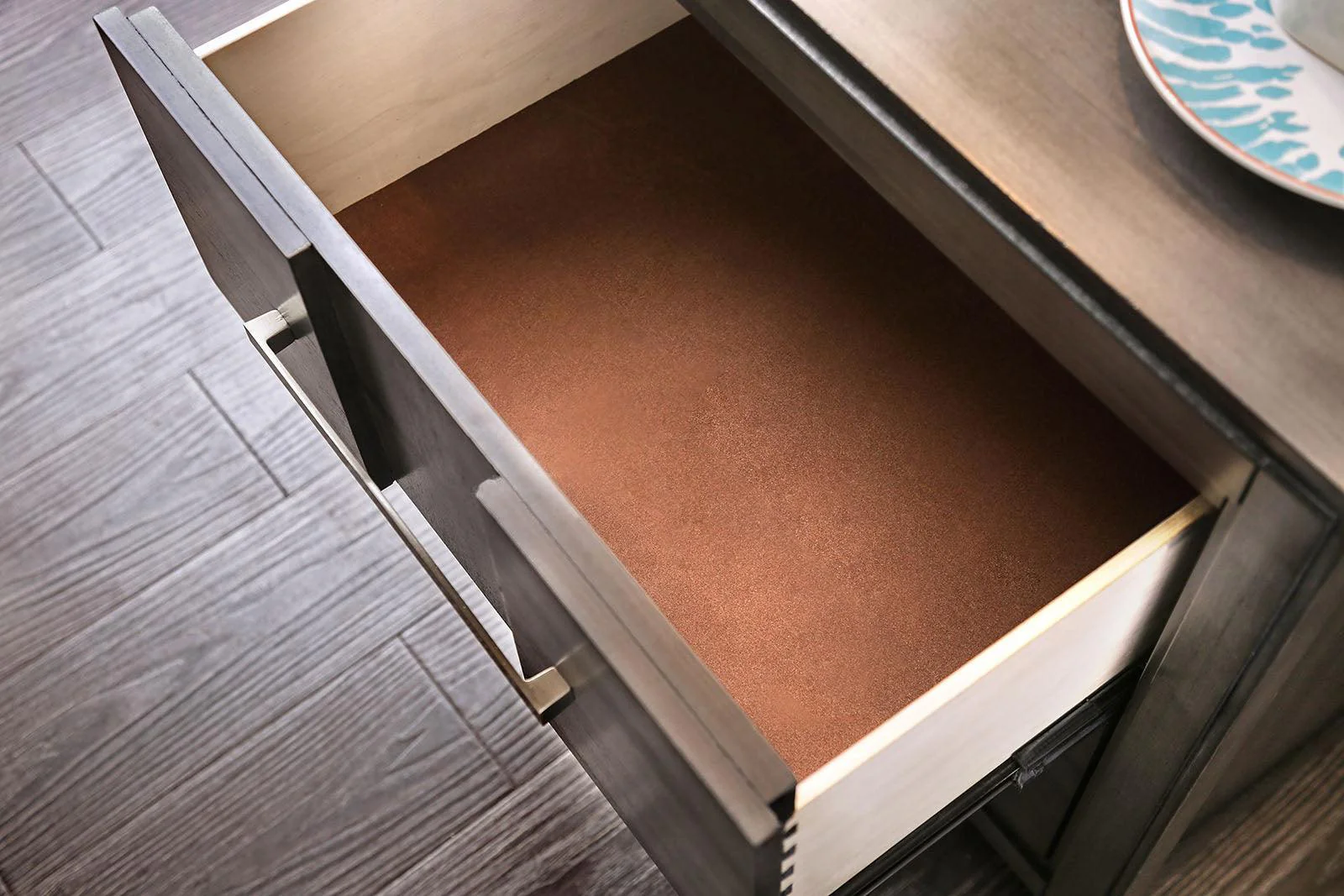 Berenice Gray Night Stand - Image 3