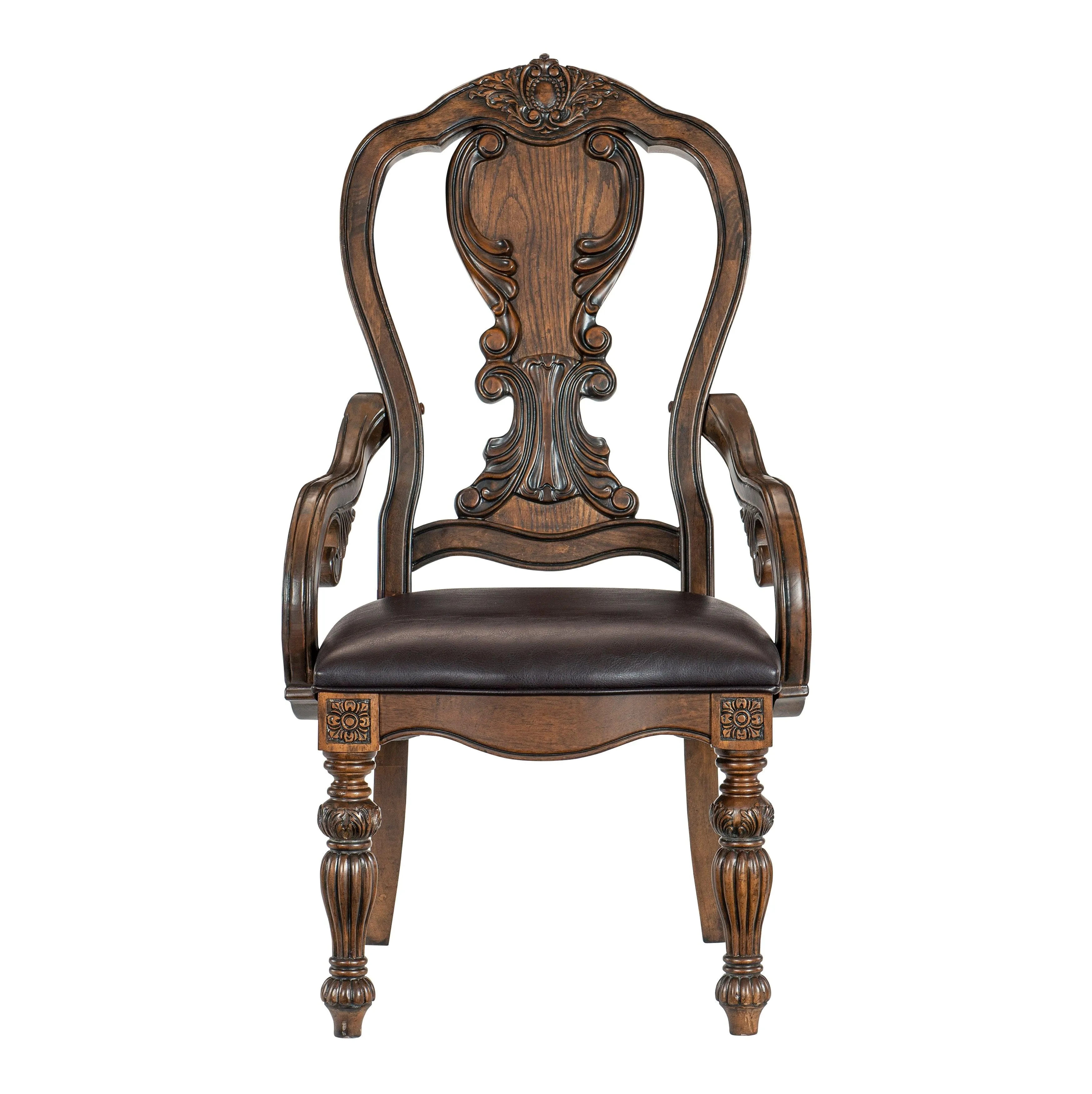 Bergen Dark Oak Arm Chair, Set of 2 - Image 11