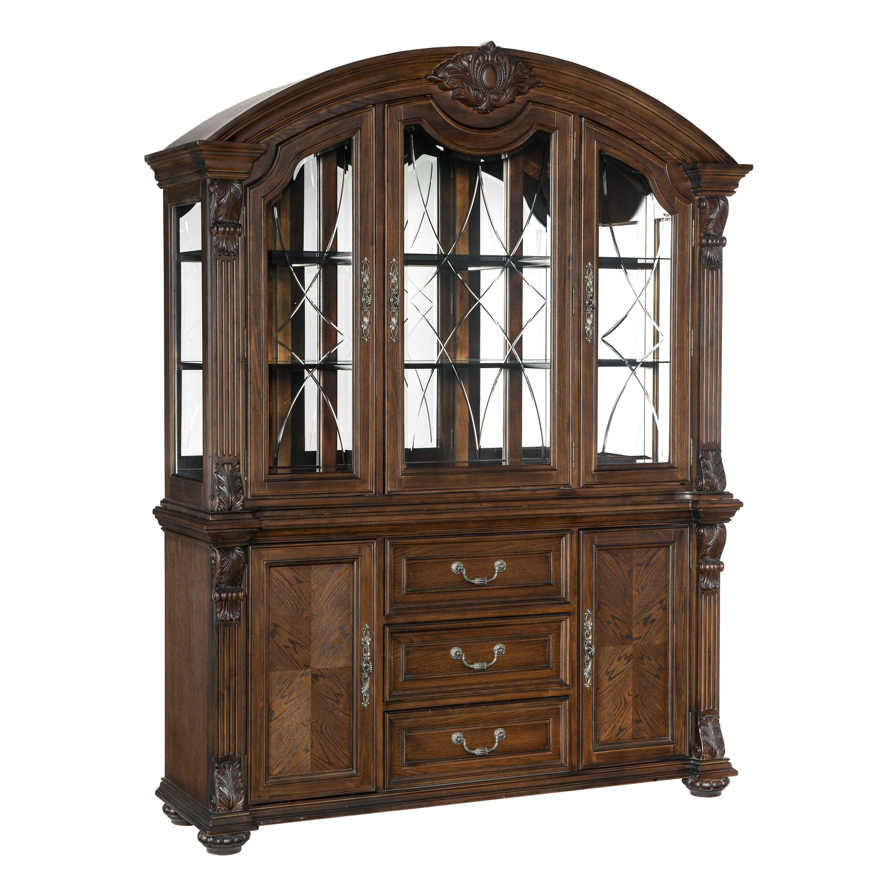 Bergen Dark Oak Buffet & Hutch - Image 8