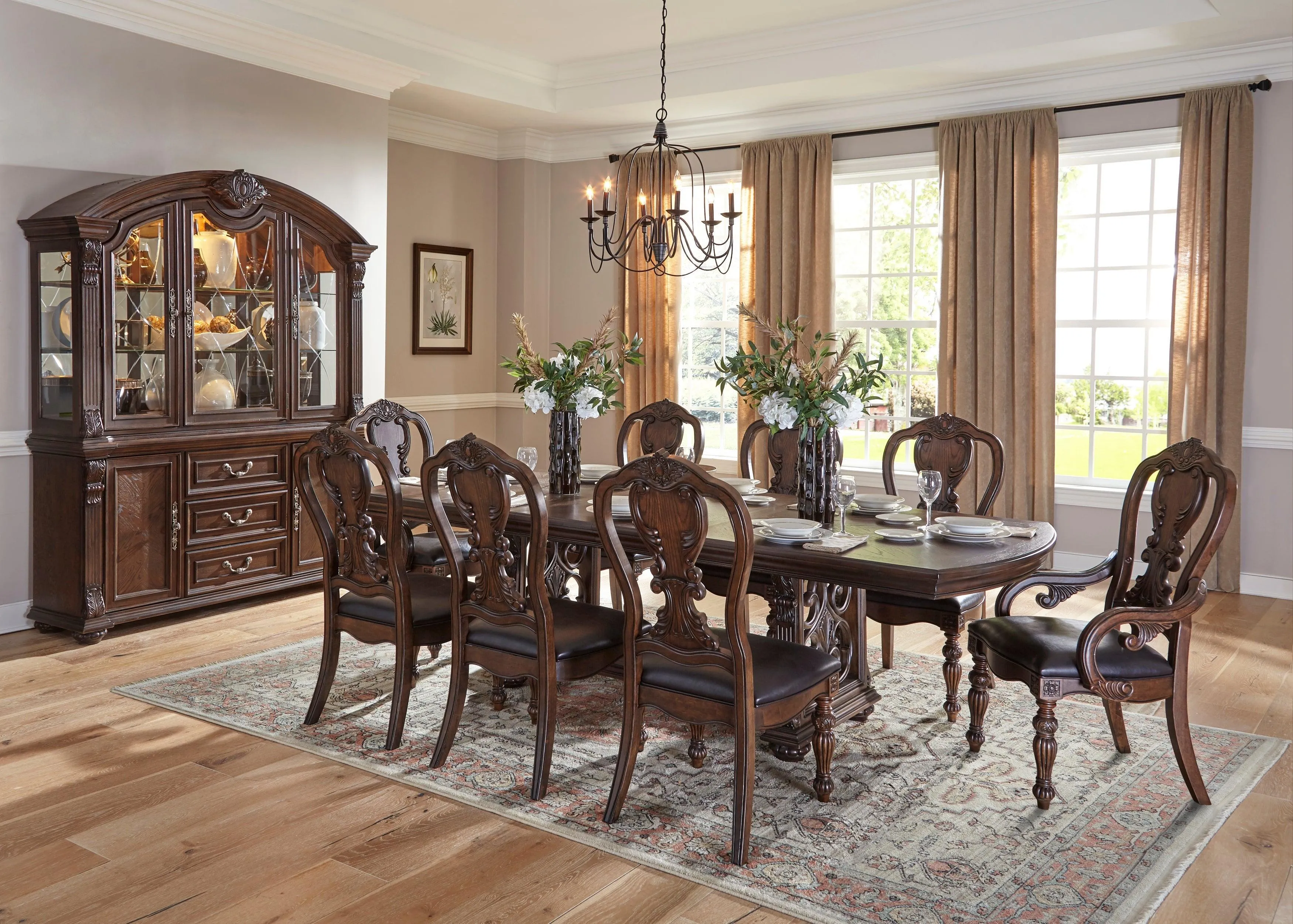Bergen Dark Oak Side Chair, Set of 2 - Image 6