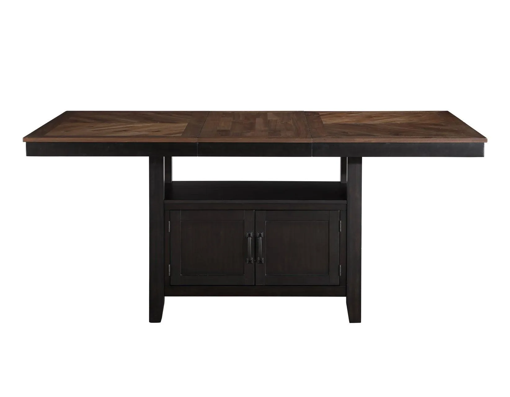 Bermuda 60-80″ Storage Counter Table with 20″ Leaf - Image 11