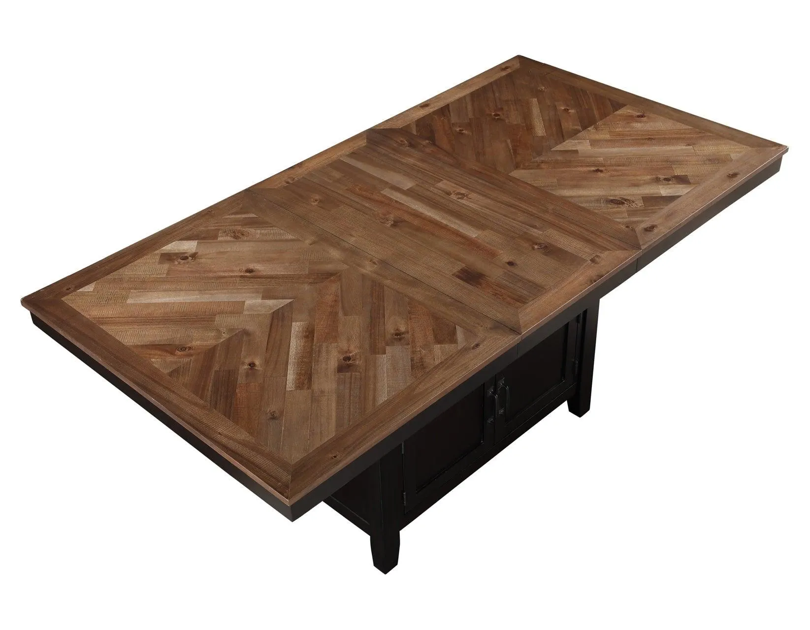 Bermuda 60-80″ Storage Counter Table with 20″ Leaf - Image 13