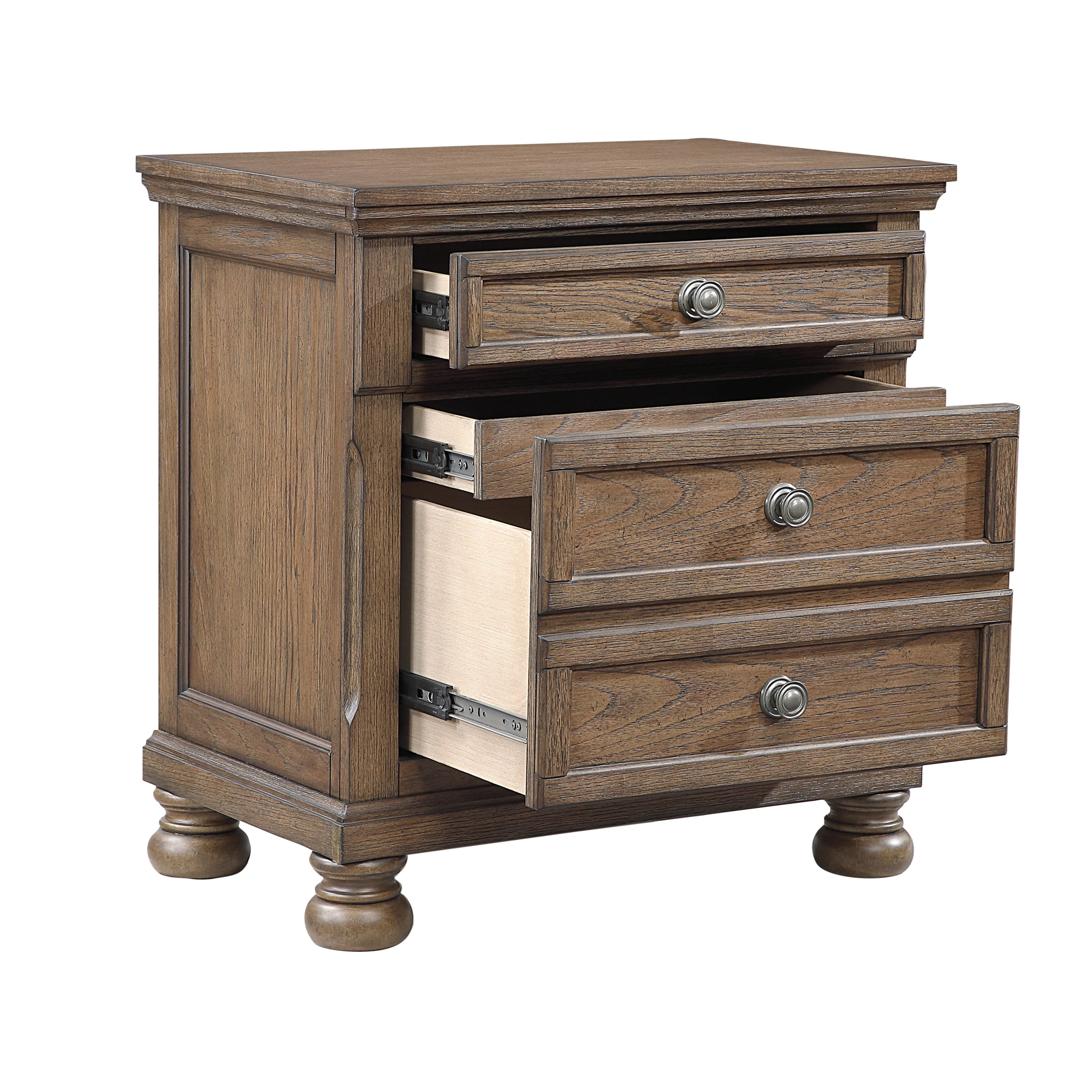 Bethel Antique Brown Nightstand - Image 2