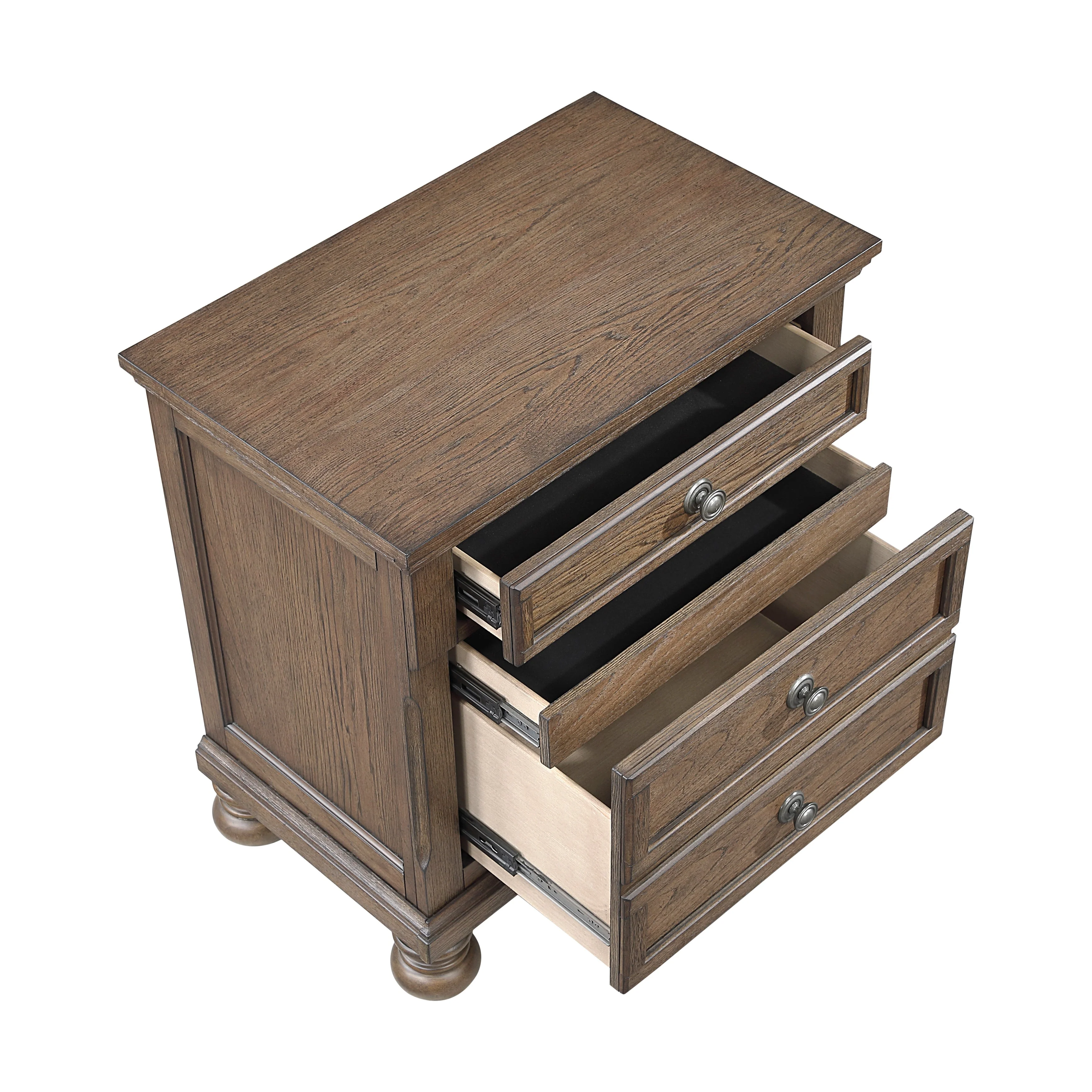 Bethel Antique Brown Nightstand - Image 3