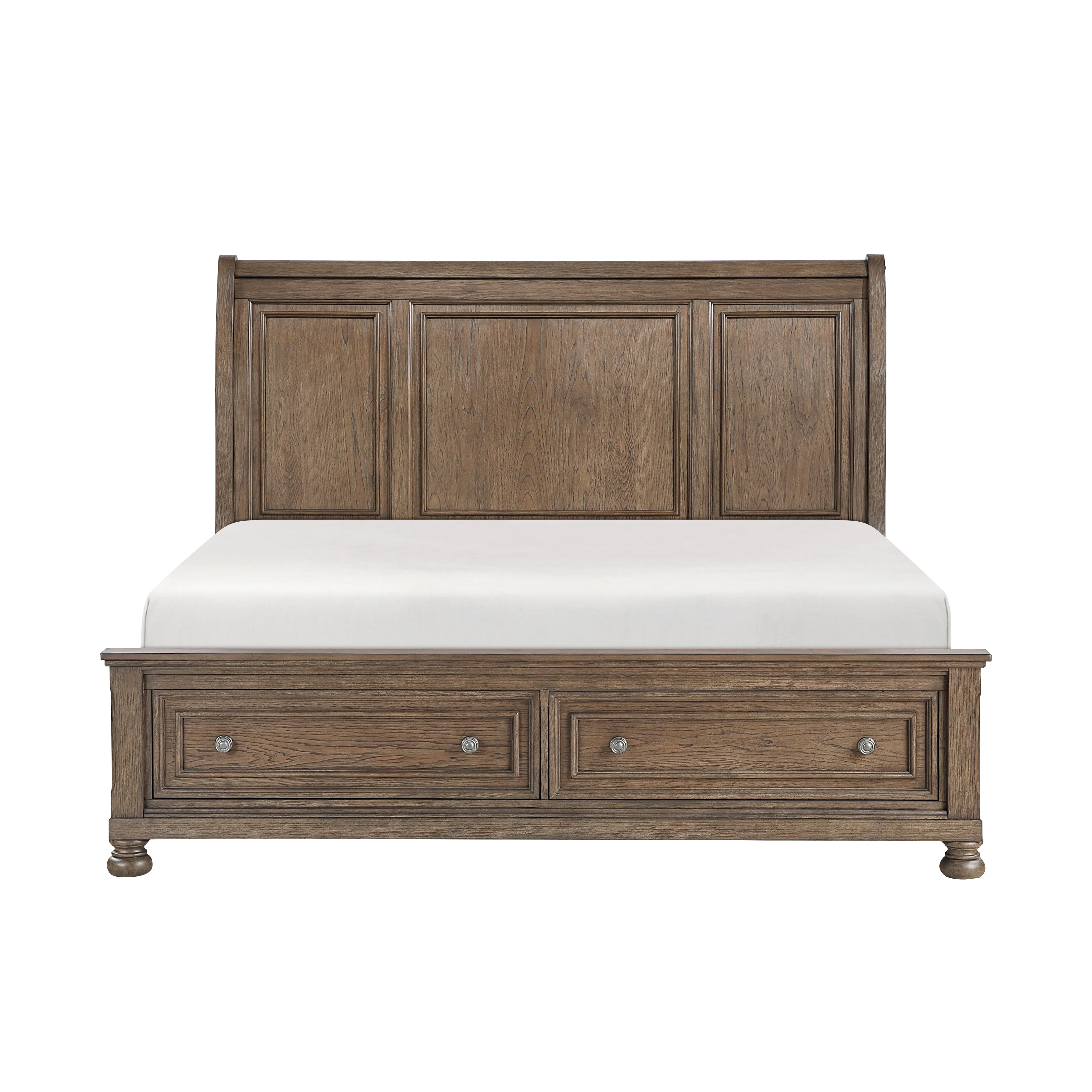 Bethel Antique Brown Storage Platform Bedroom Set - Image 2