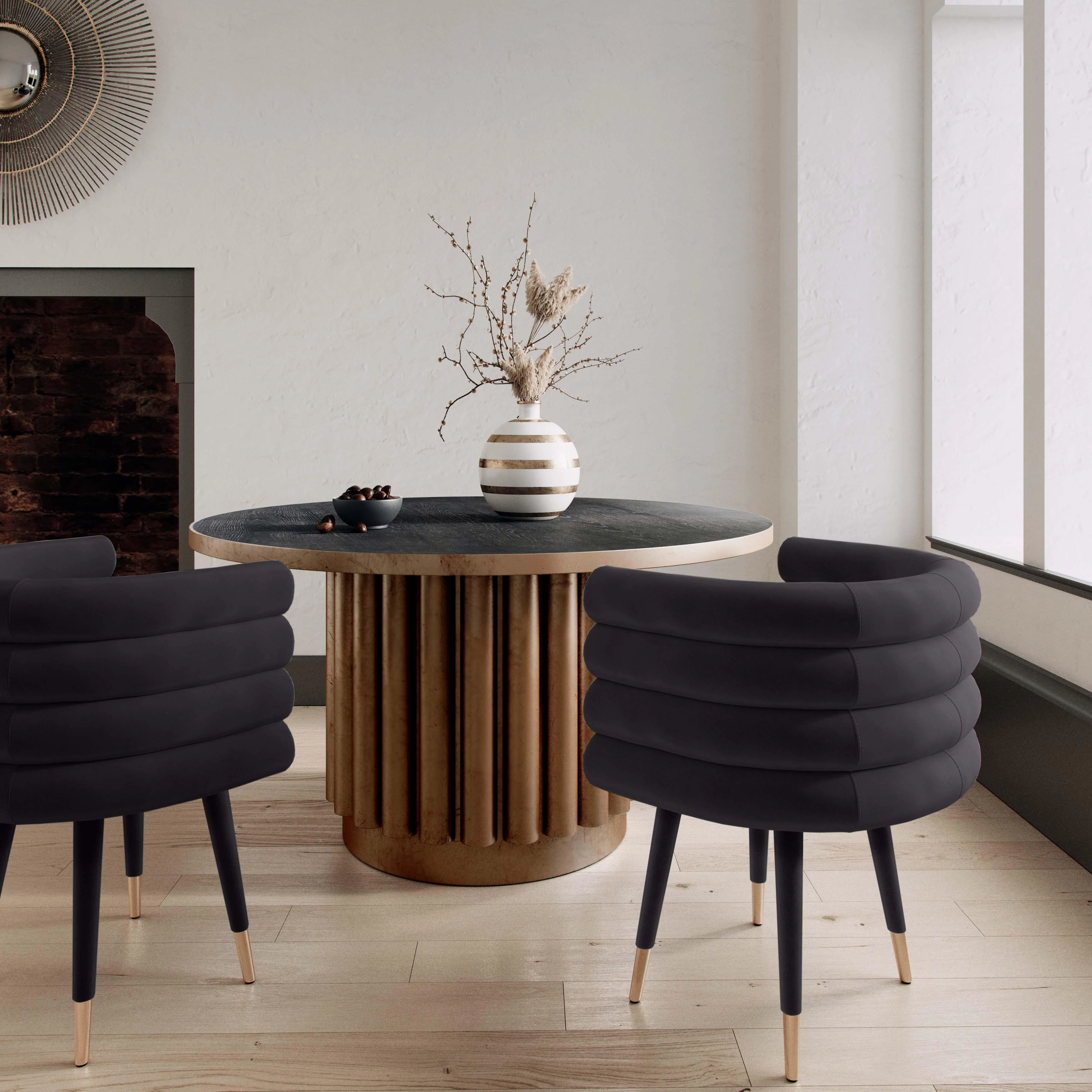 Betty Velvet Dining Chair - Image 2
