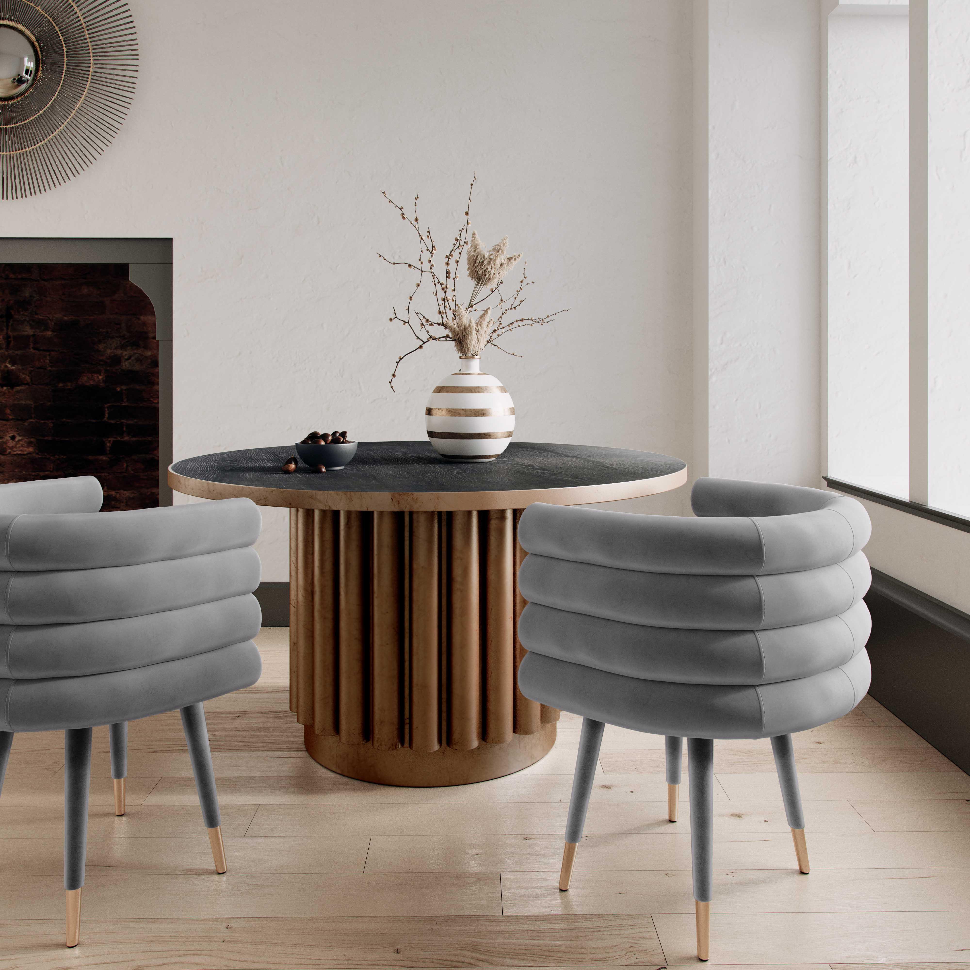 Betty Velvet Dining Chair - Image 8