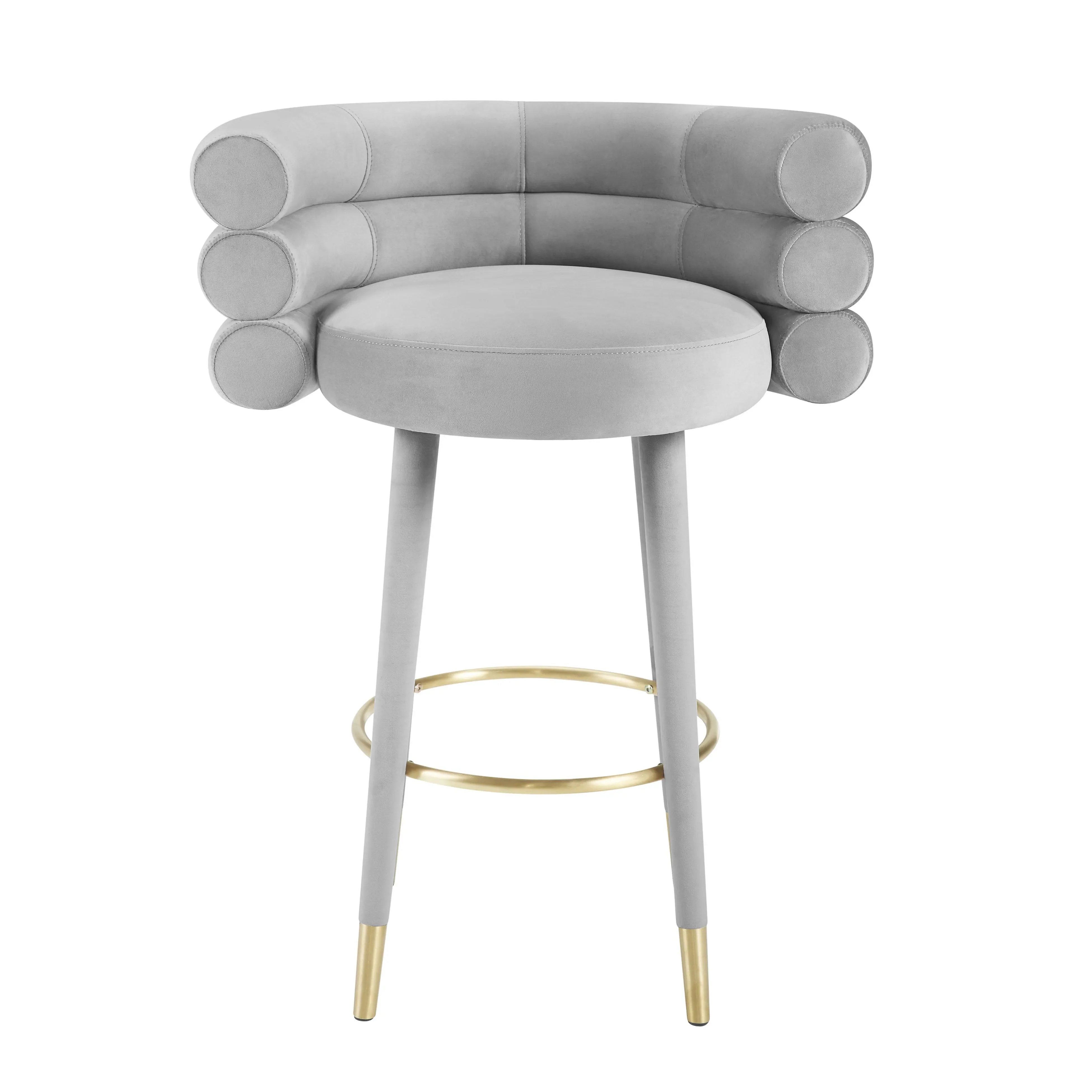 Betty Velvet Stool - Image 3