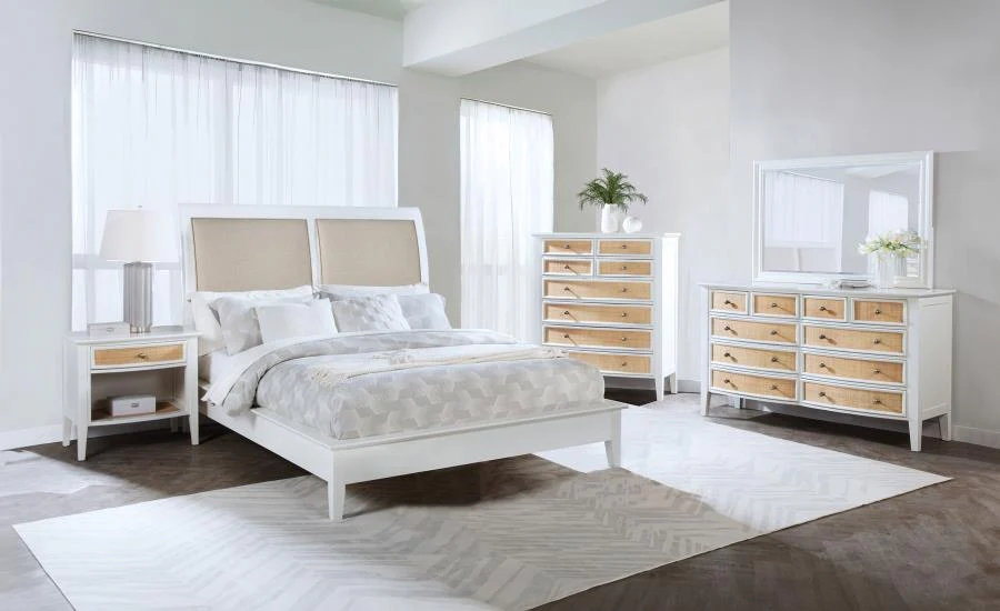 Bexhill White 5-piece Queen Bedroom Set