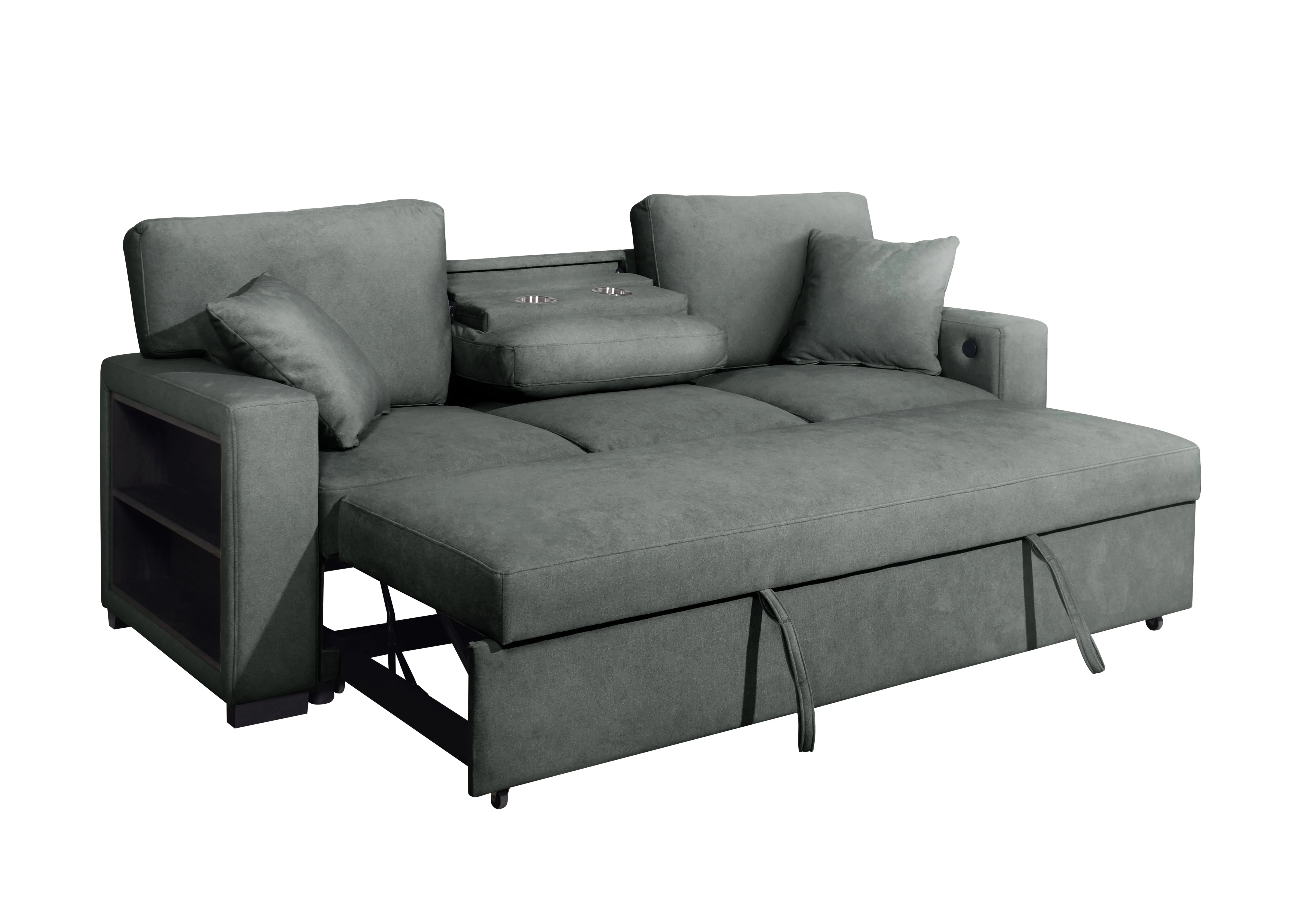 Bexley Grey Sofa and Loveseat - Image 3
