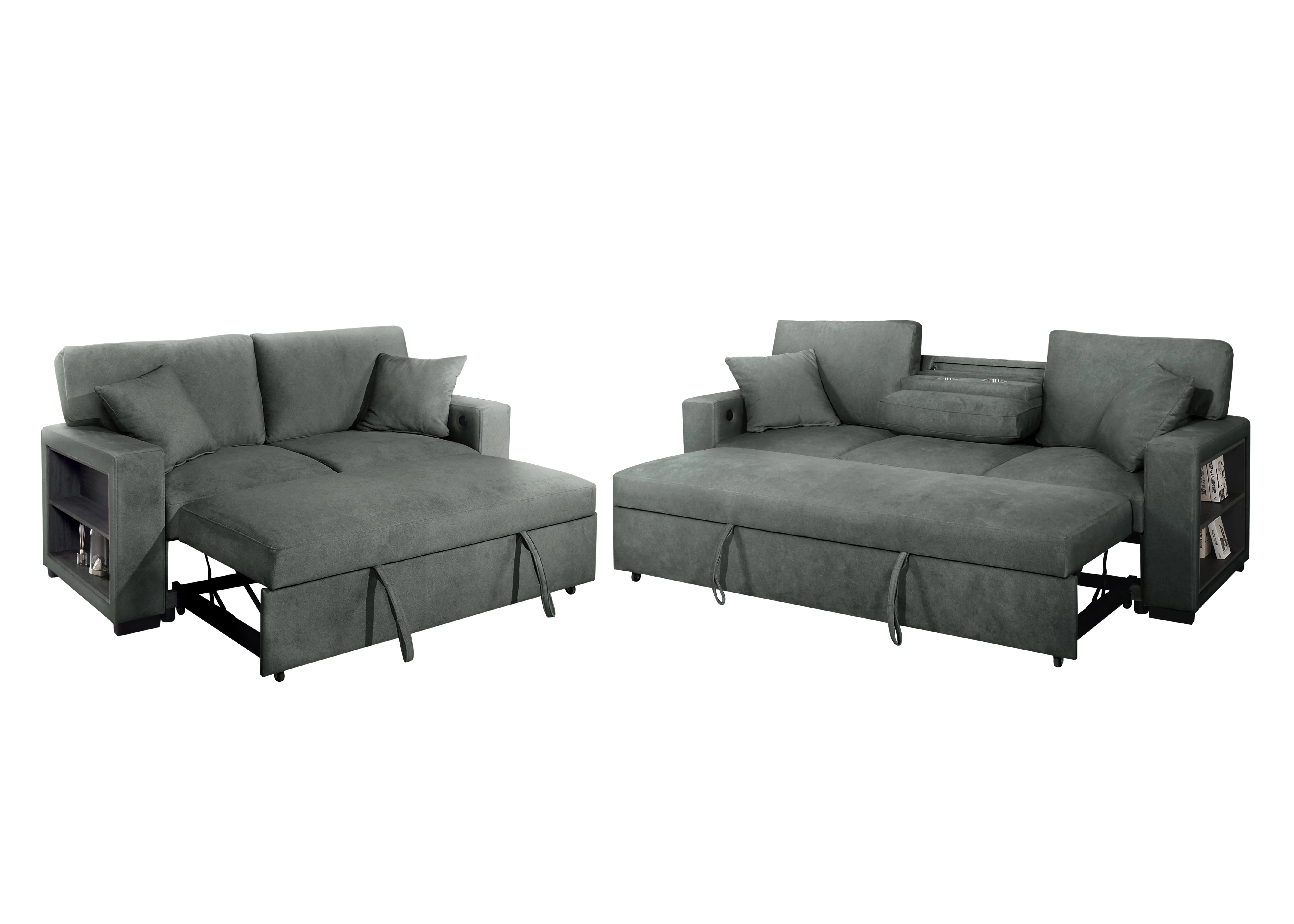 Bexley Grey Sofa and Loveseat - Image 5
