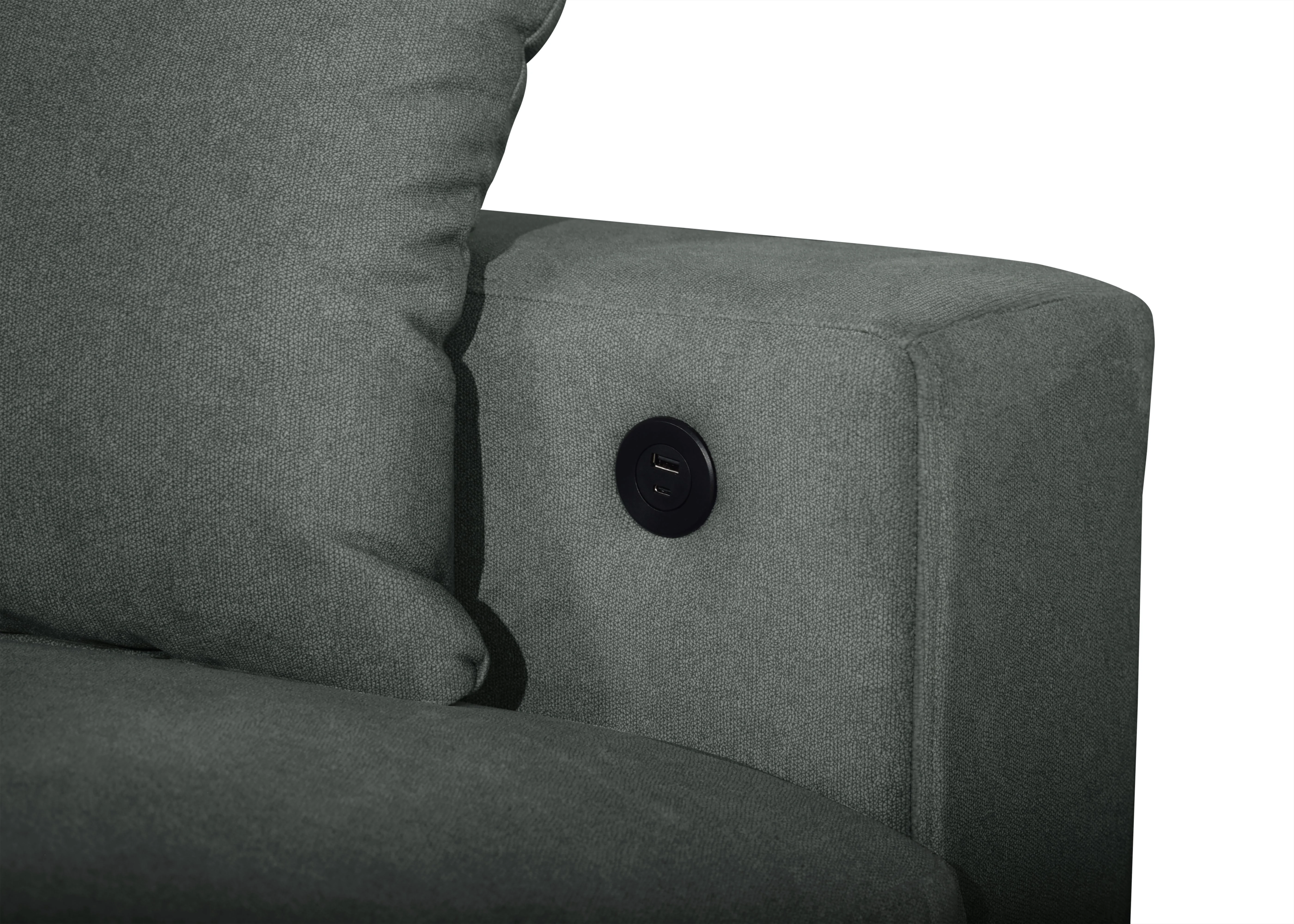 Bexley Grey Sofa and Loveseat - Image 8