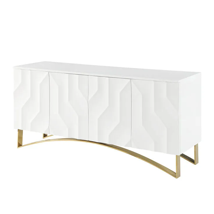 Bianca White Console Table - Image 5