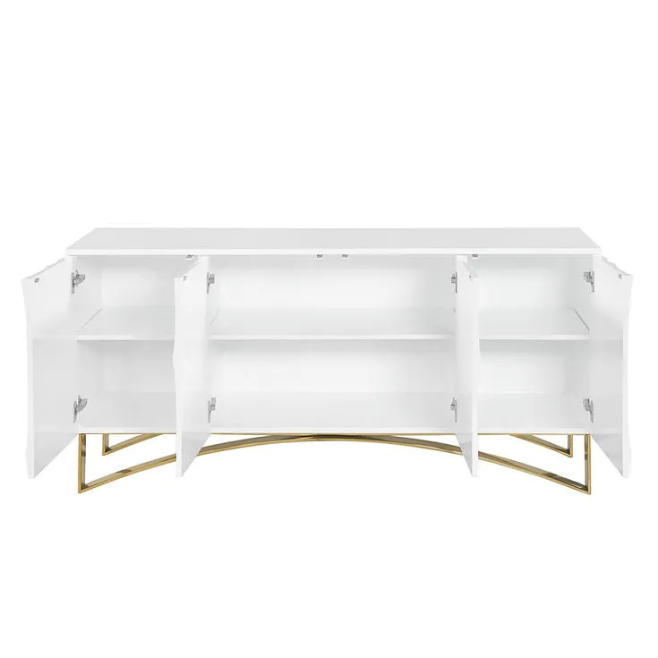 Bianca White Console Table - Image 6