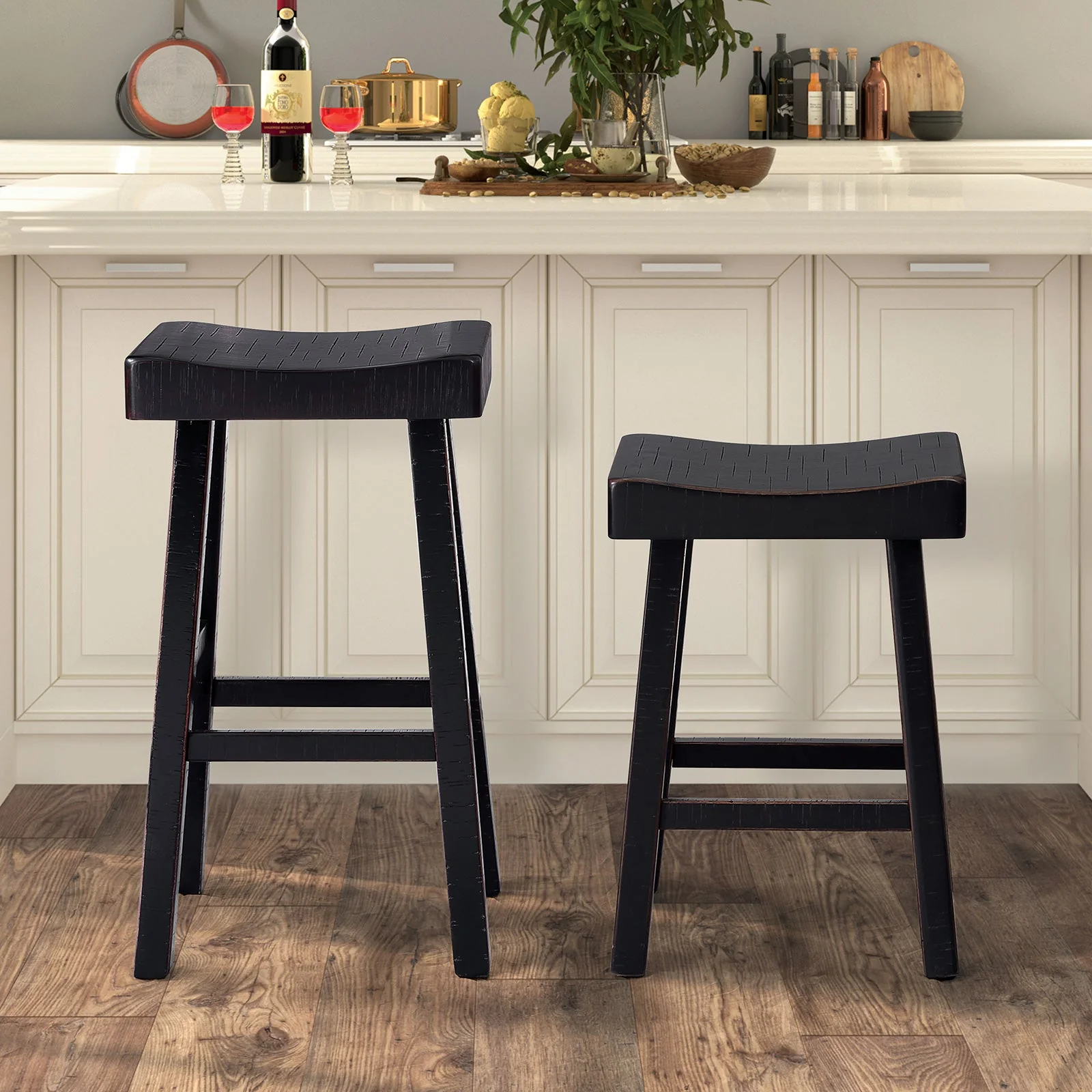 Biasca Black 29" Stool - Image 3