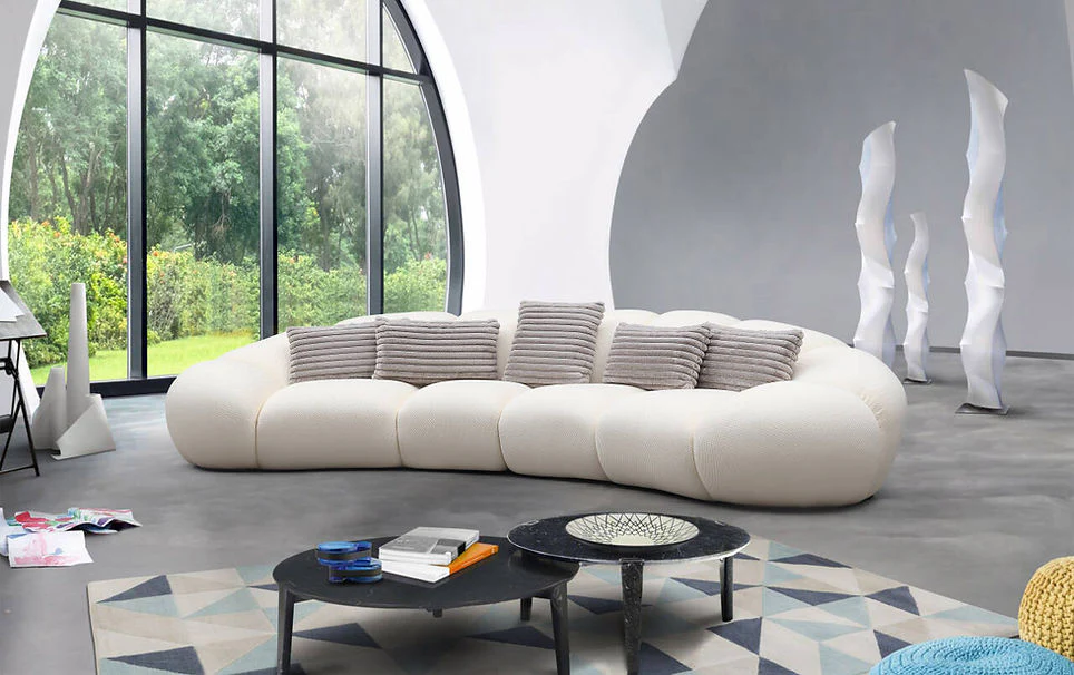 Big White Cloud White Sectional - Image 3