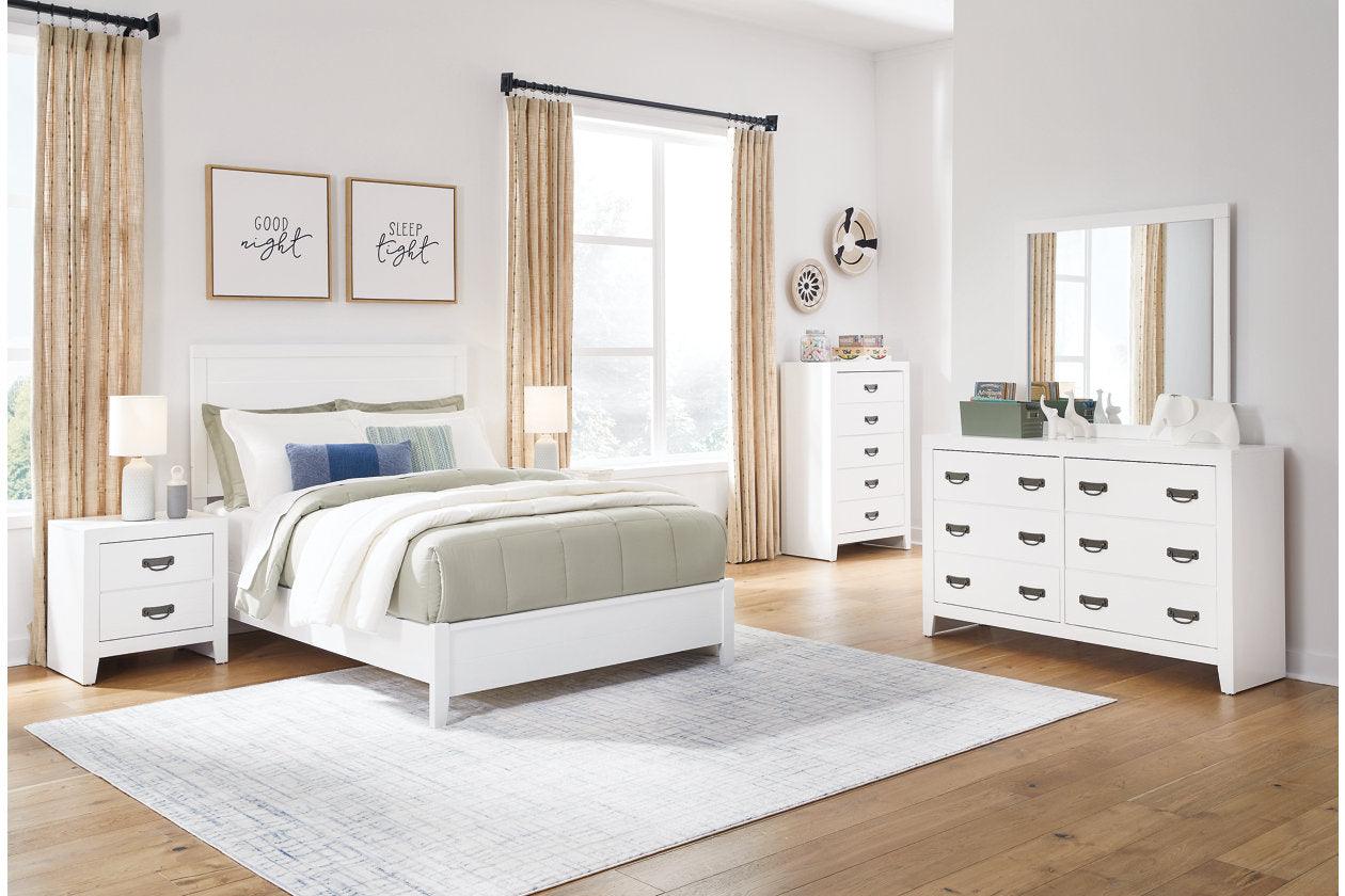 Binterglen White Full Panel Bed - Image 8