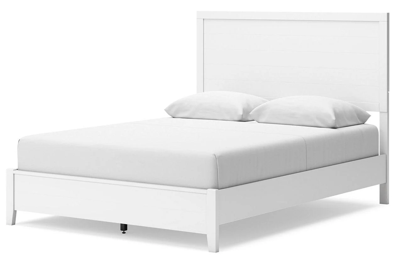 Binterglen White Queen Panel Bed - Image 3