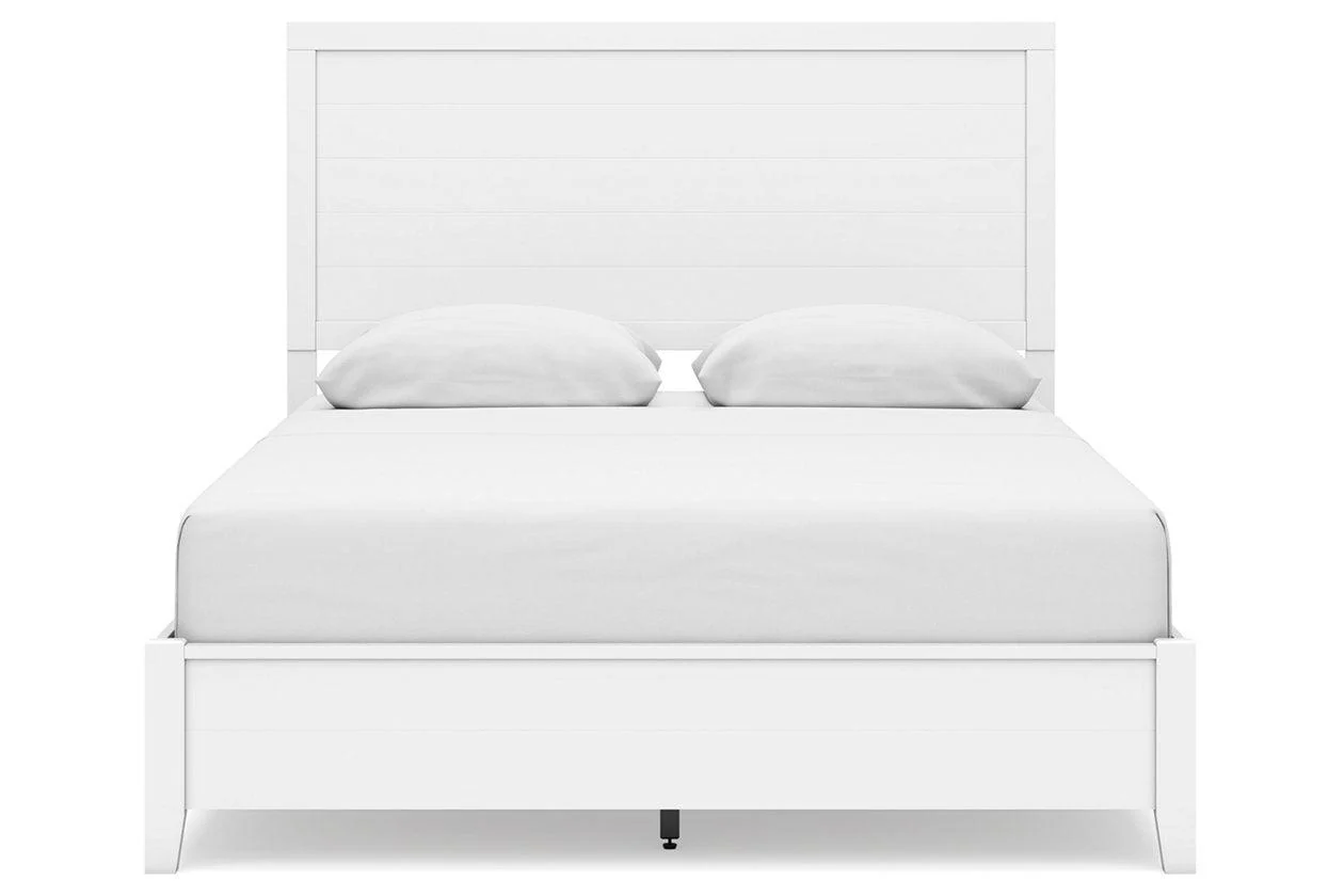 Binterglen White Queen Panel Bed - Image 4