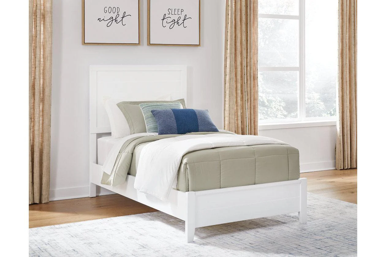 Binterglen White Twin Panel Bed - Image 2