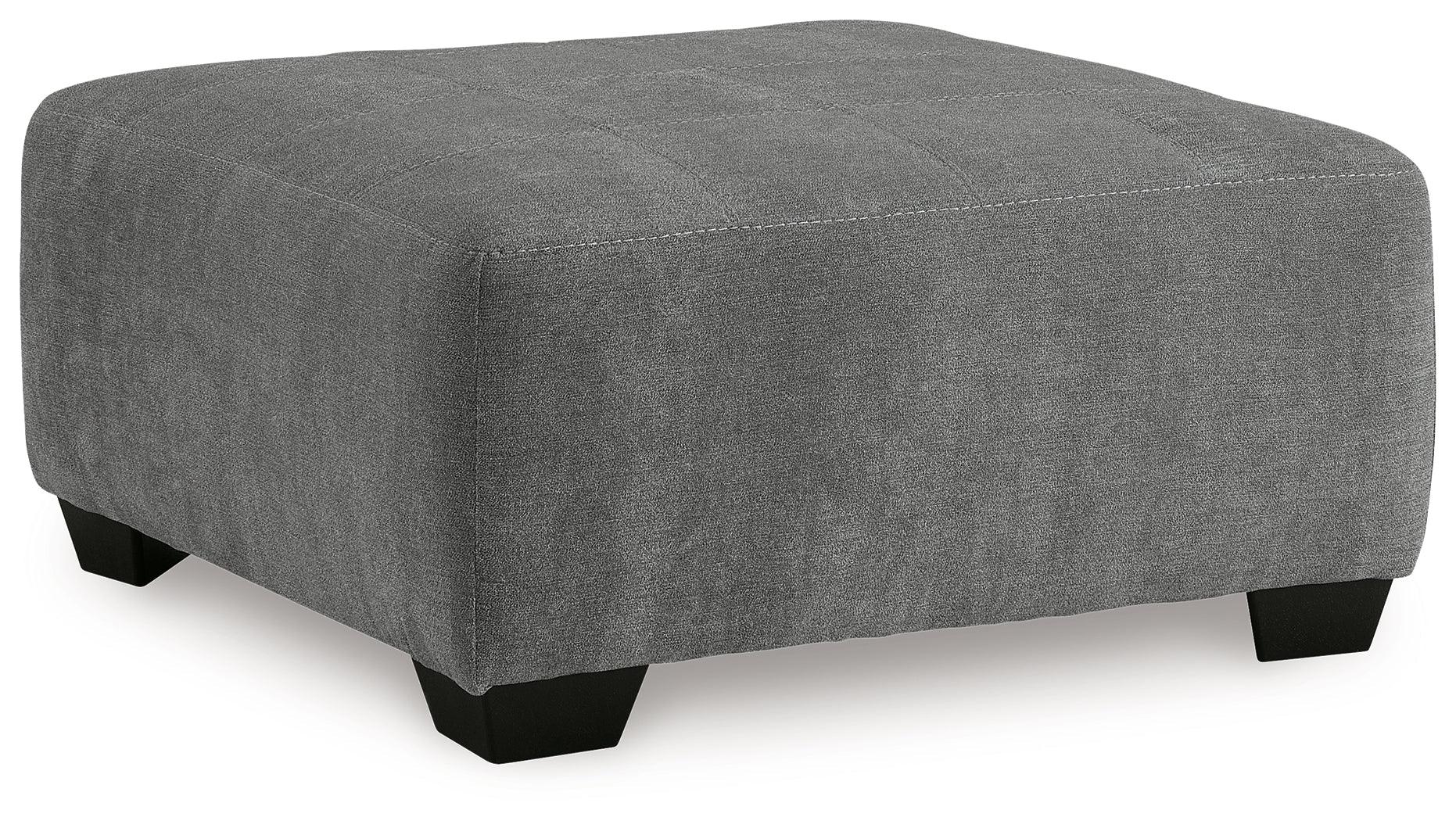 Birkdale Court Gray Oversized Accent Ottoman - Image 2