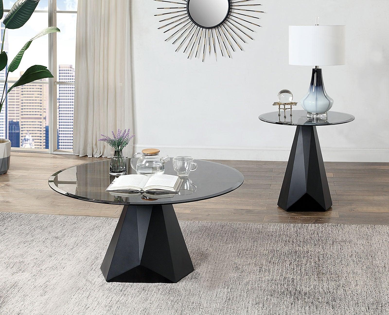 Bishop Black/Gray End Table - Image 2