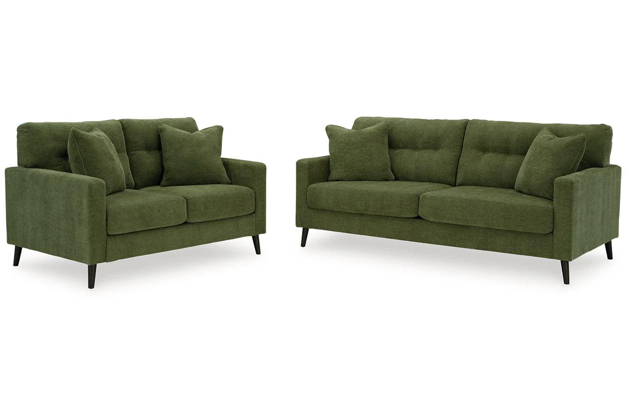 Bixler Olive Sofa and Loveseat - Image 2
