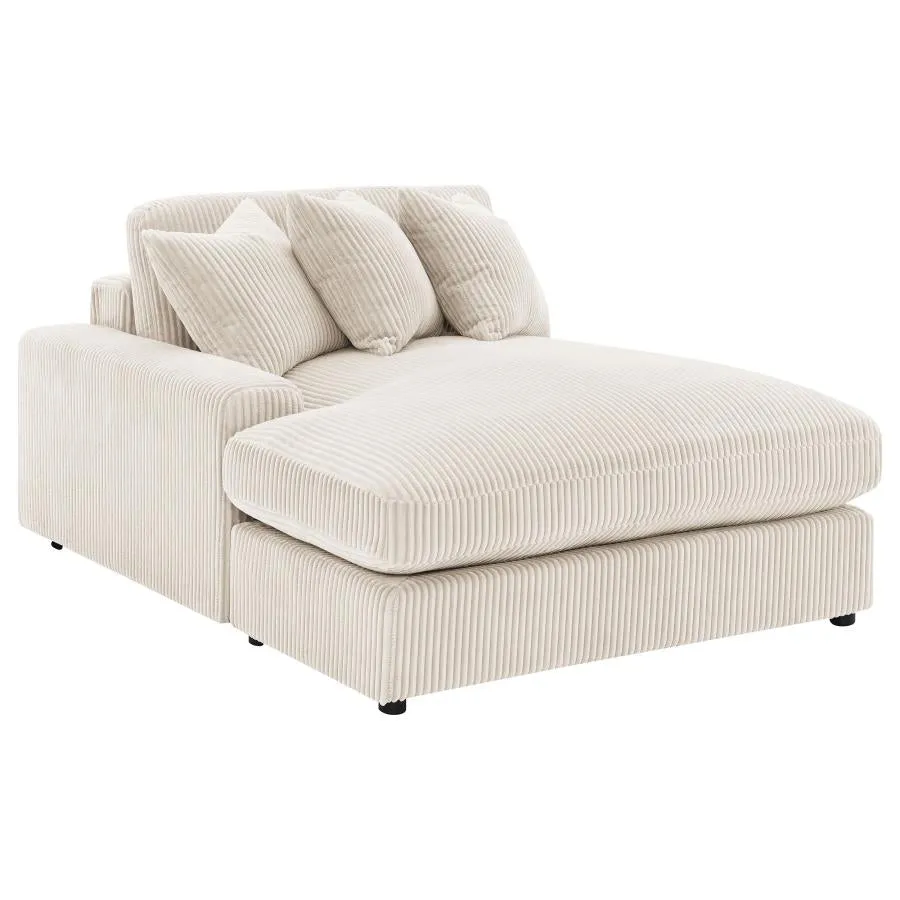 Blaine Sand 2-Piece Upholstered Reversible Chaise Sectional - Image 11