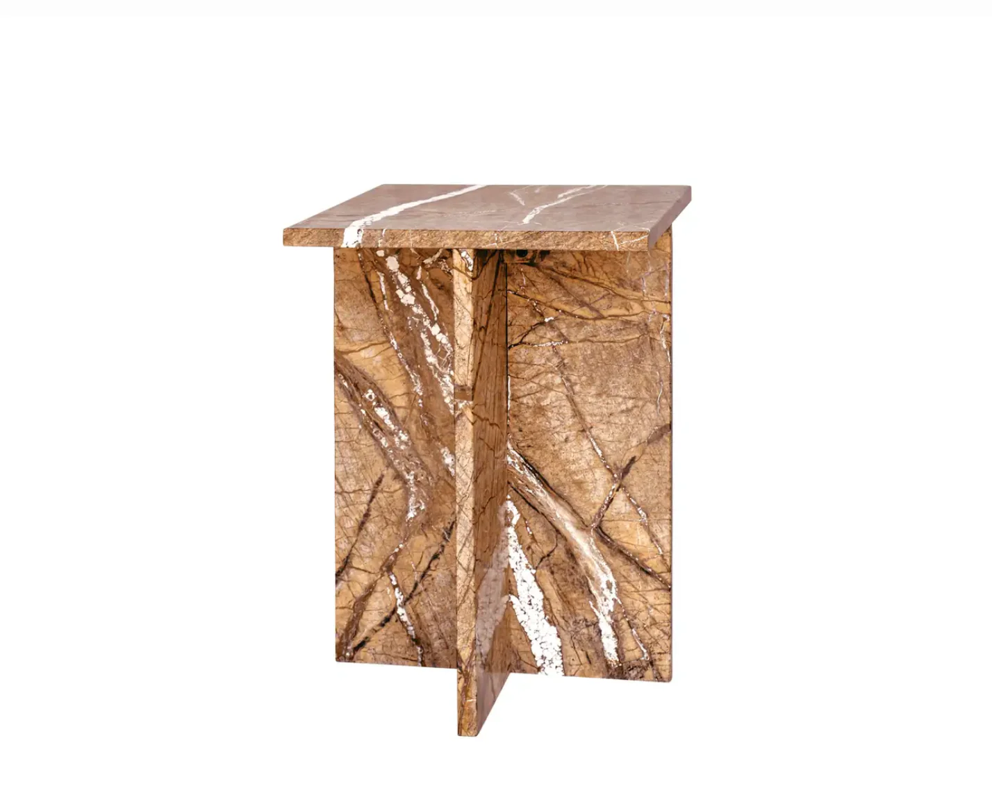 Blair Accent Table Golden Forest Marble - Image 4