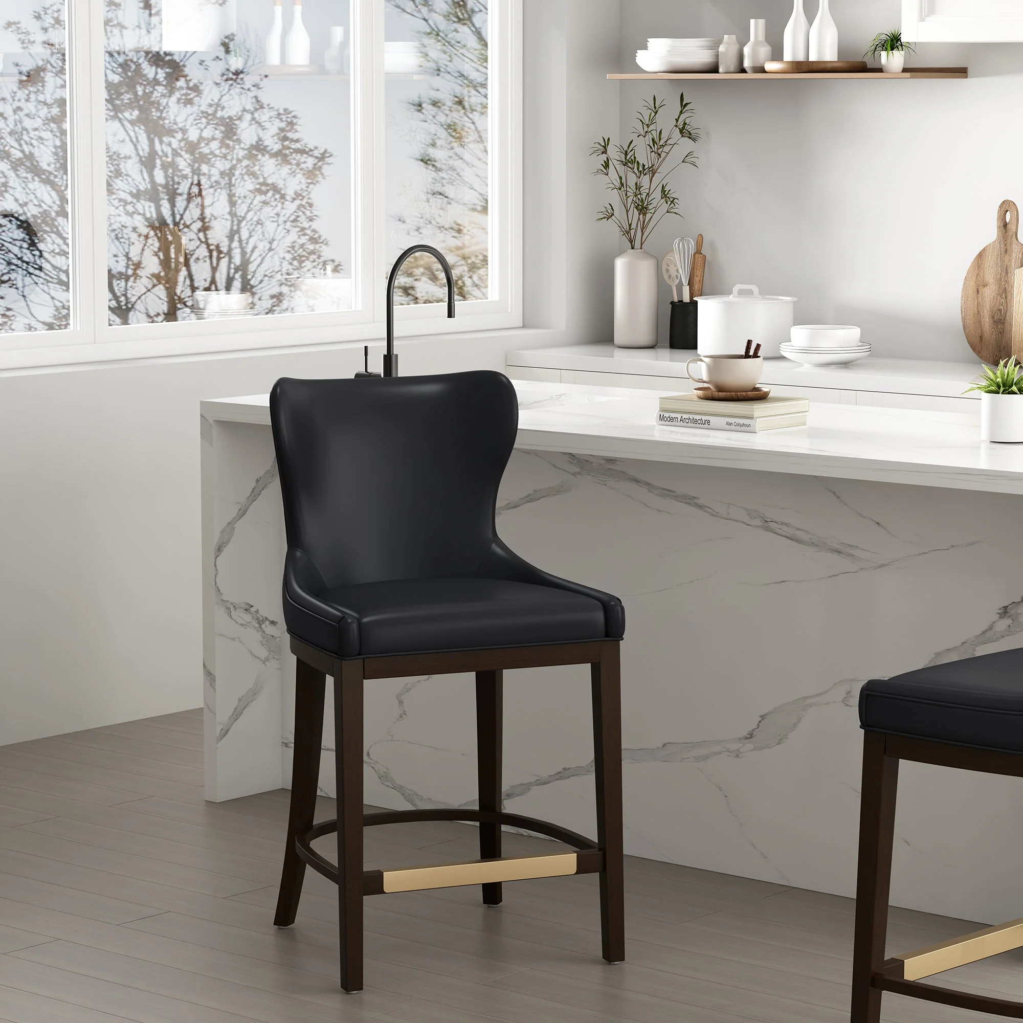 Blair Counter Stool in Black - Image 2