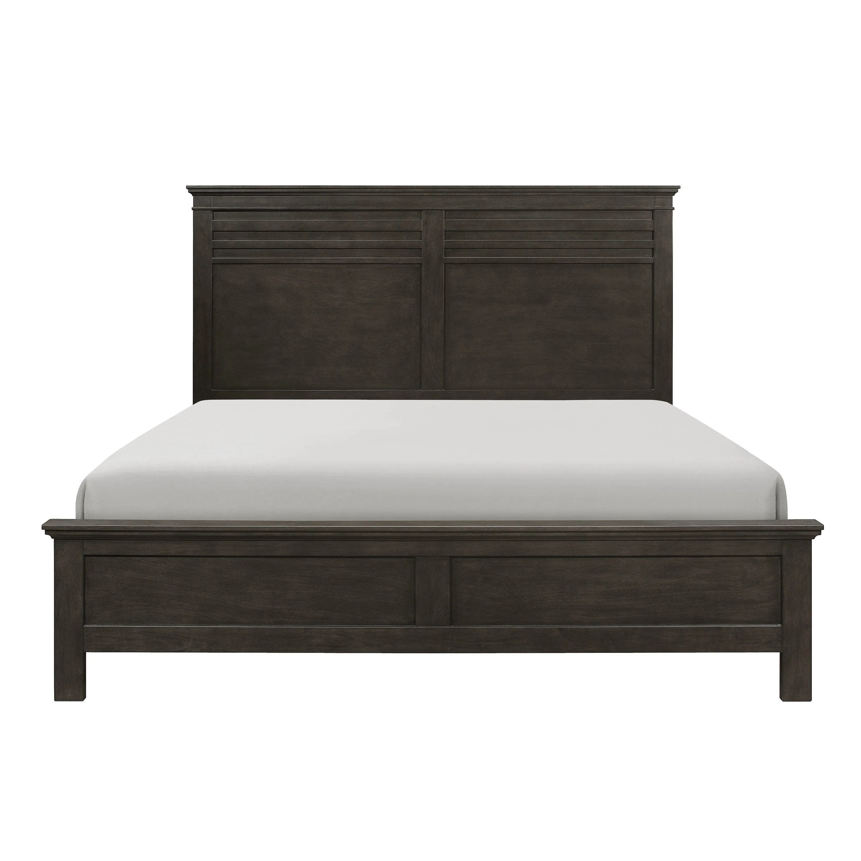 Blaire Farm Charcoal Gray Queen Panel Bed - Image 2