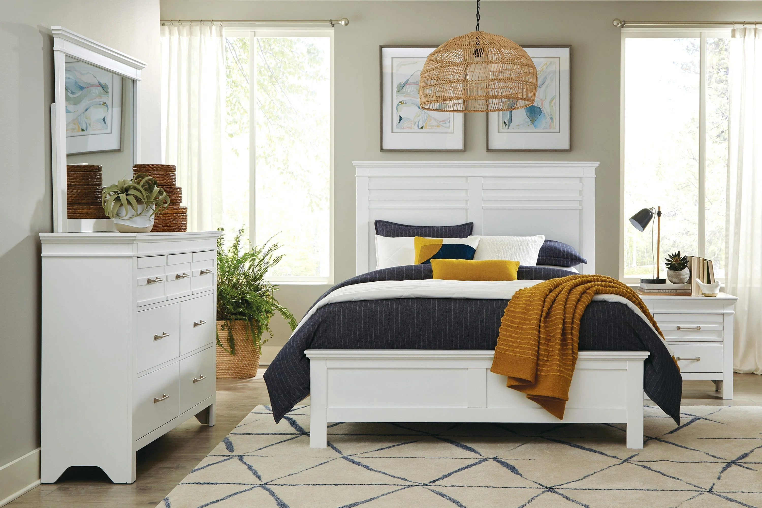 Blaire Farm White Youth Bedroom Set