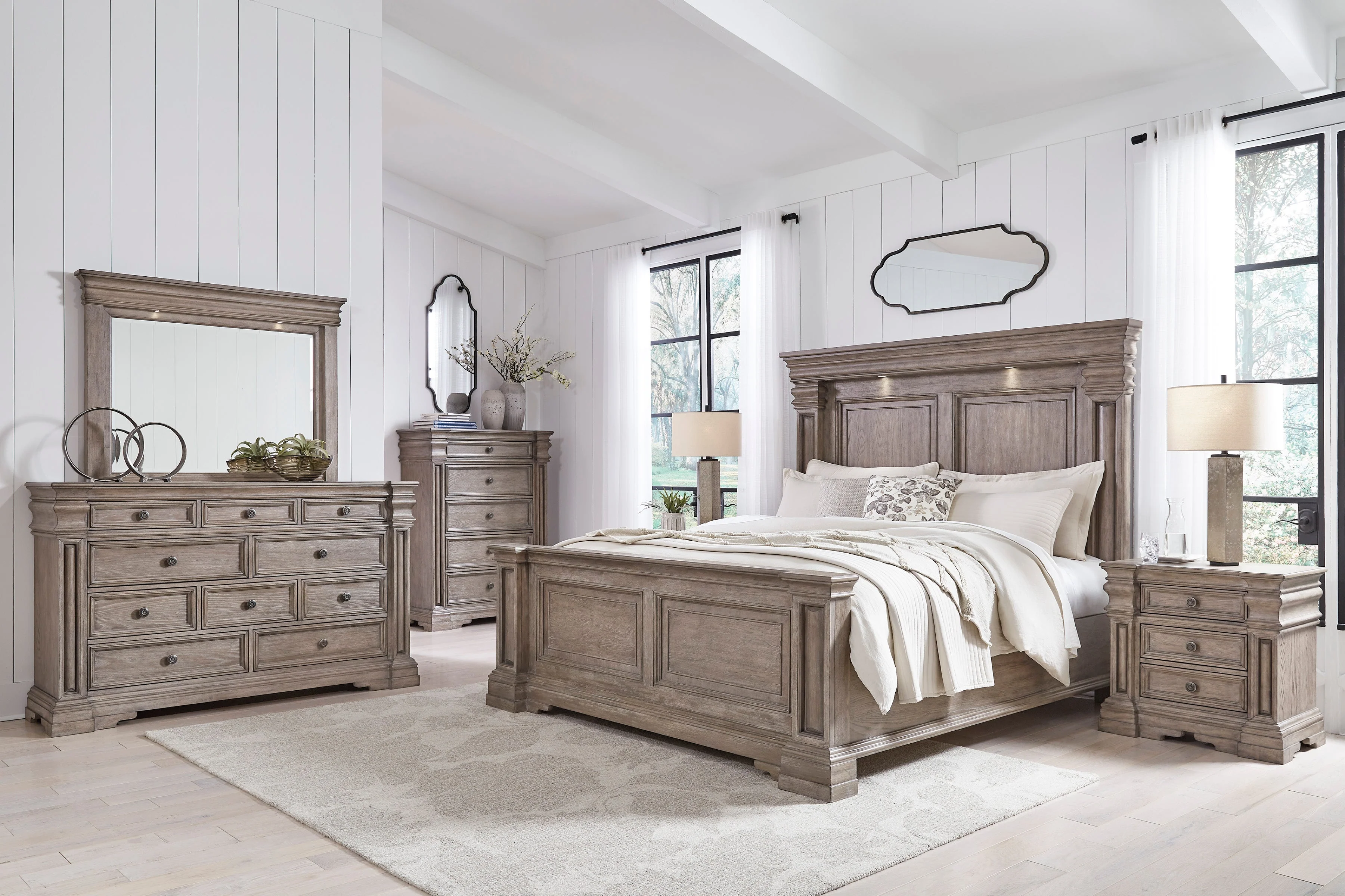 Blairhurst Light Grayish Brown Bedroom Set